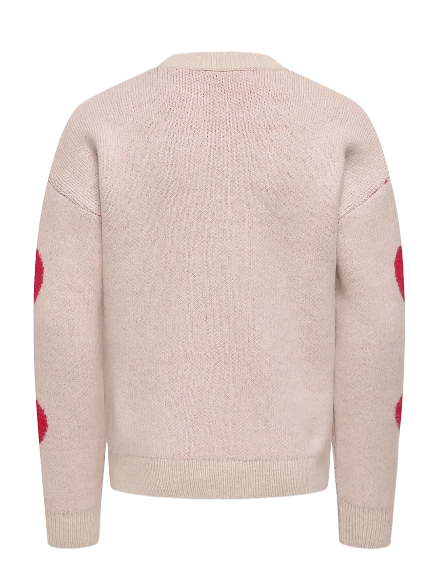 Kids Only - KOGNAJA L/S FLOWER PULLOVER KNT - pulls - birch - 1