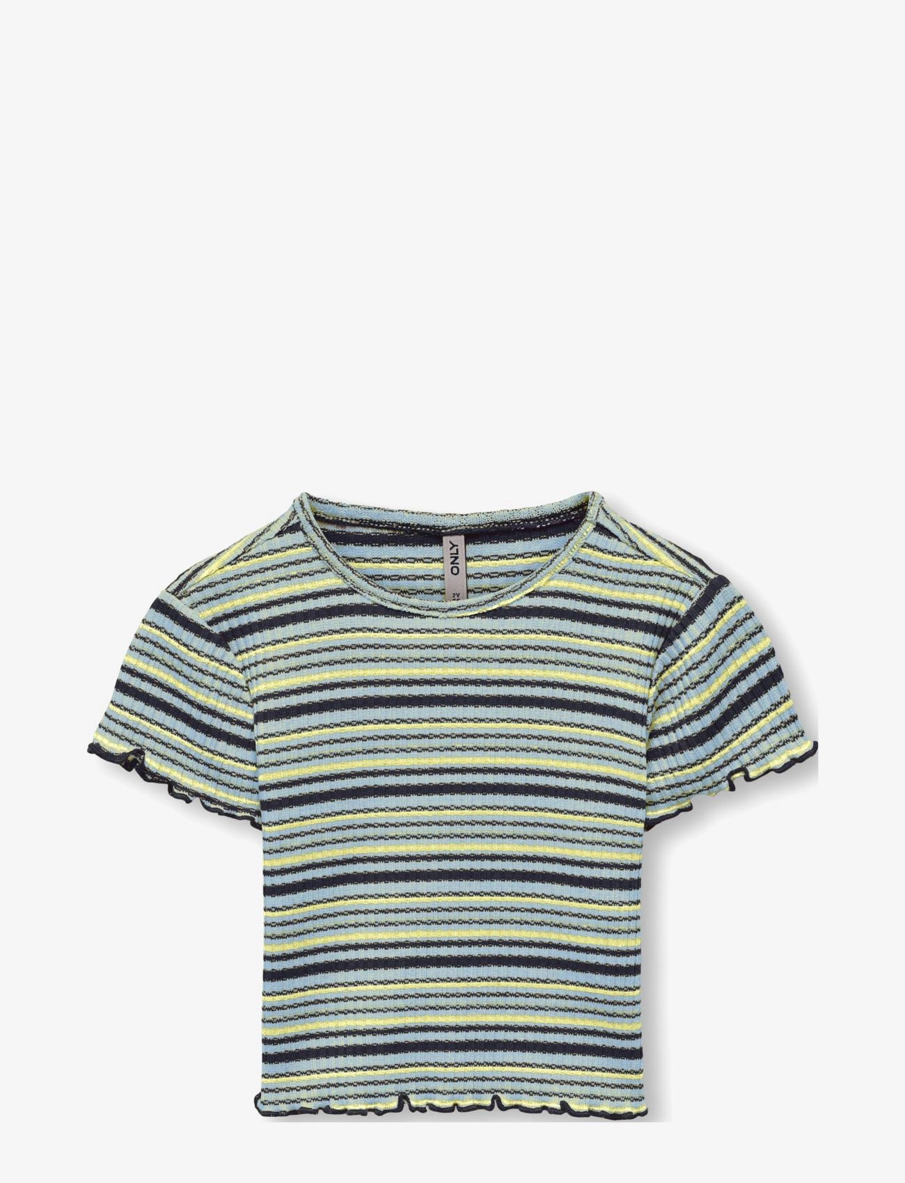 KMGBRENDA S/S TOP BOX JRS - CLEAR SKY
