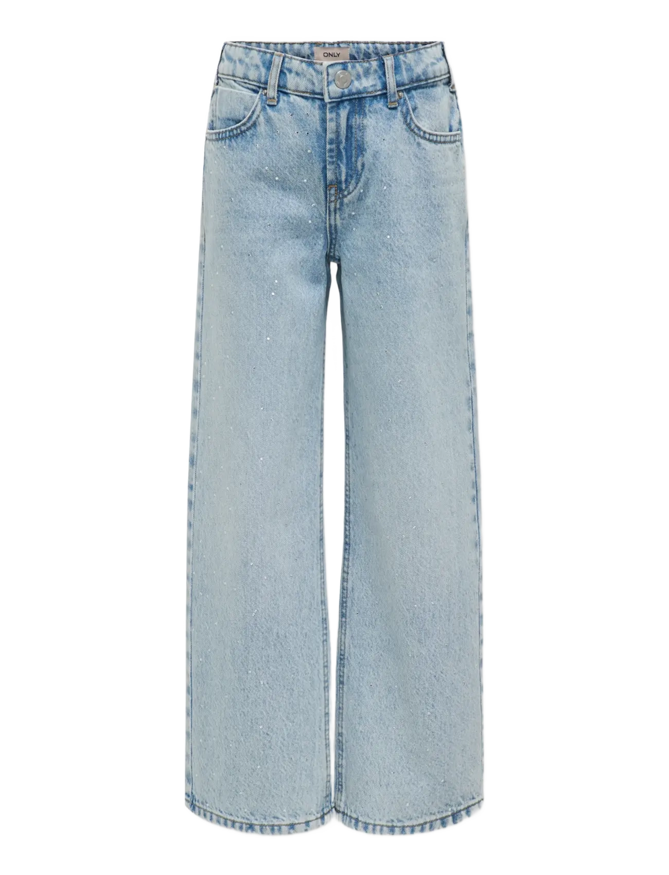 Kids Only KOGCOBAIN RHINESTONE WIDE DNM AZG NOOS - Jeans - LIGHT BLUE DENIM / blue