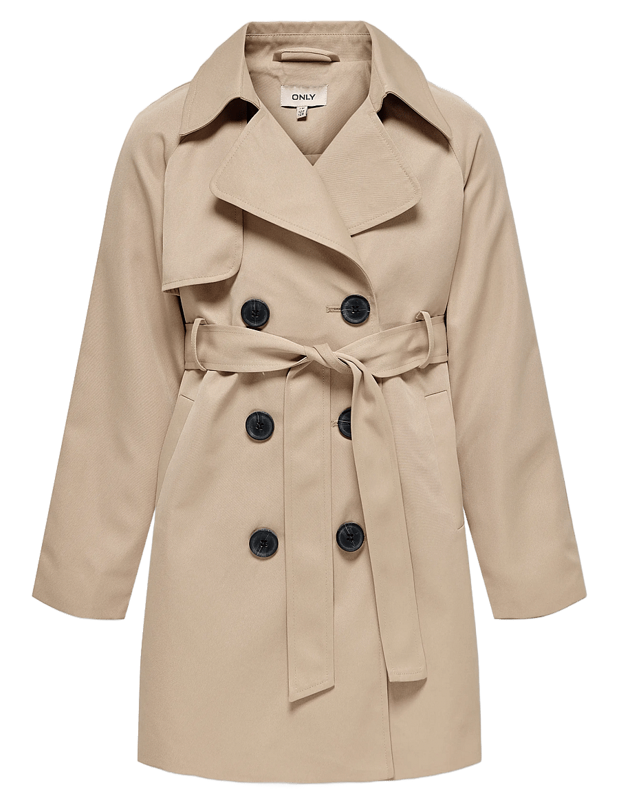 Kids Only - KOGCHLOE LIFE TRENCHCOAT DB OTW NOOS - lette jakker - tannin - 1