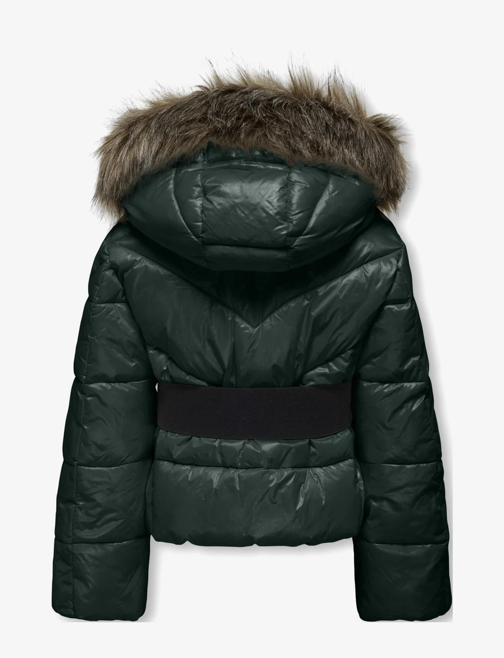 Junior puffer jacket with fur hood sale