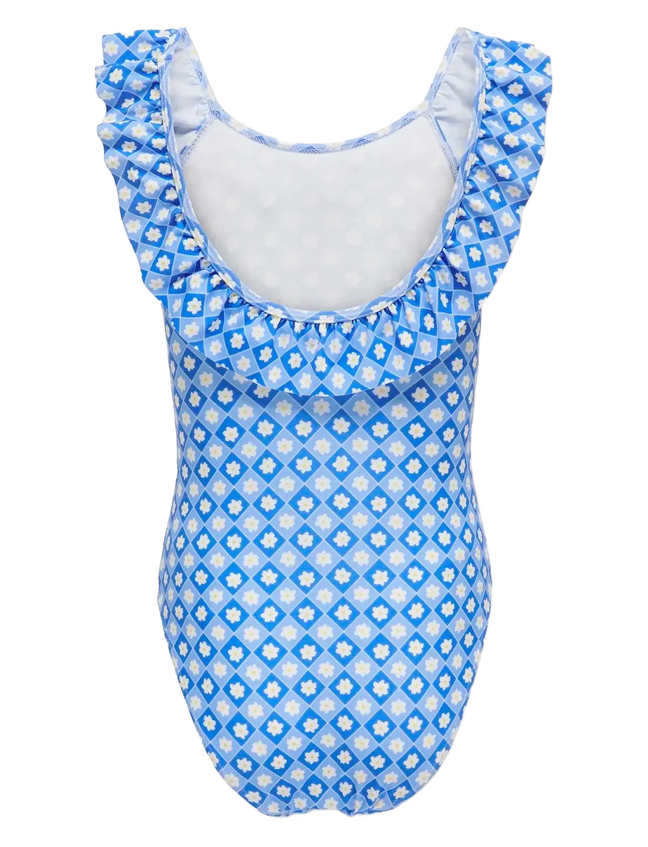 Kids Only - KMGMAJA FRILL SWIMSUIT ACC - sommerschnäppchen - dazzling blue - 1