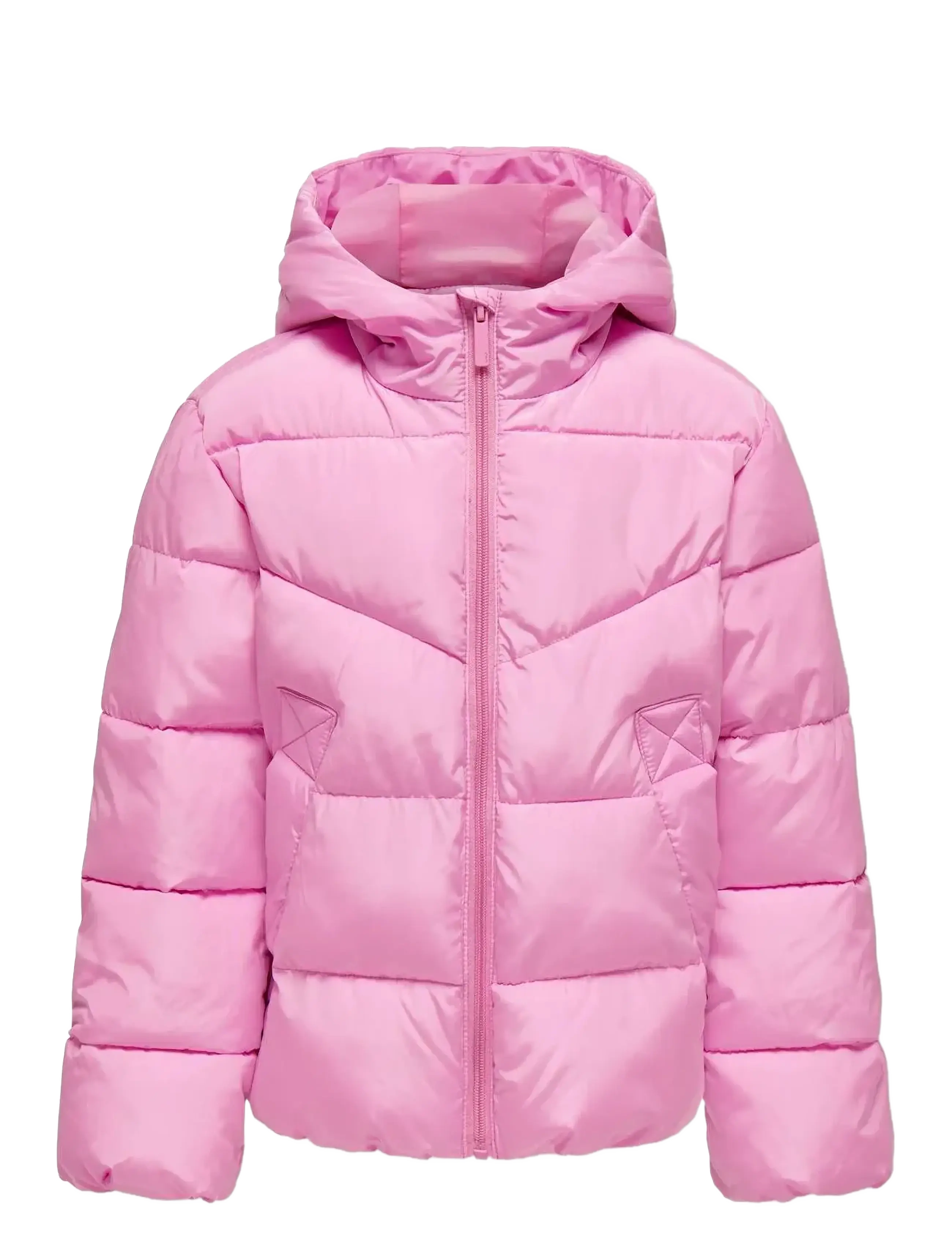 Kids Only KOGNEWAMANDA SHORT JACKET OTW - Puhvis ja polsterdatud - BONBON / pink/rose