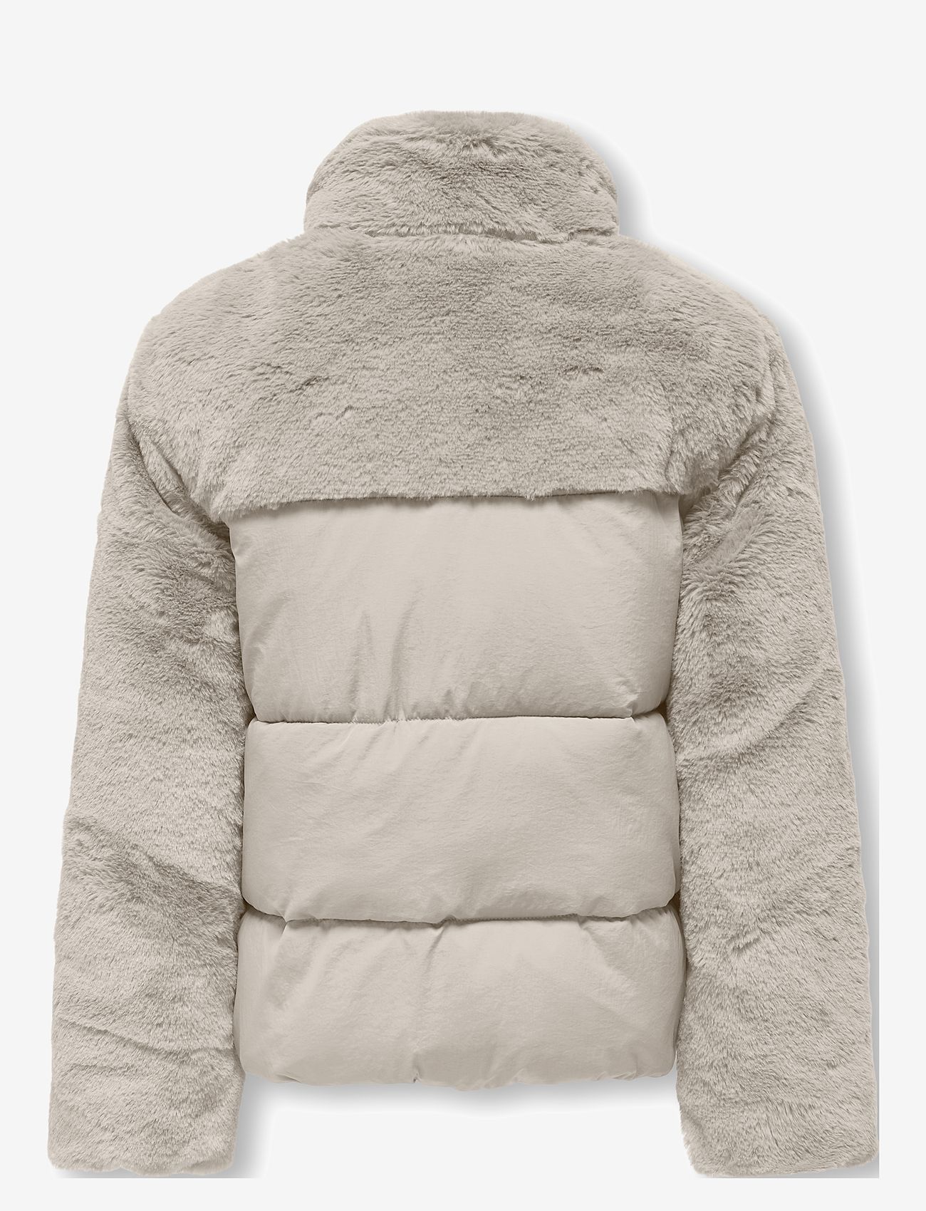 Kids Only - KOGWANJA FUR PUFFER MIX COAT OTW - vinterjakker - moonbeam - 1