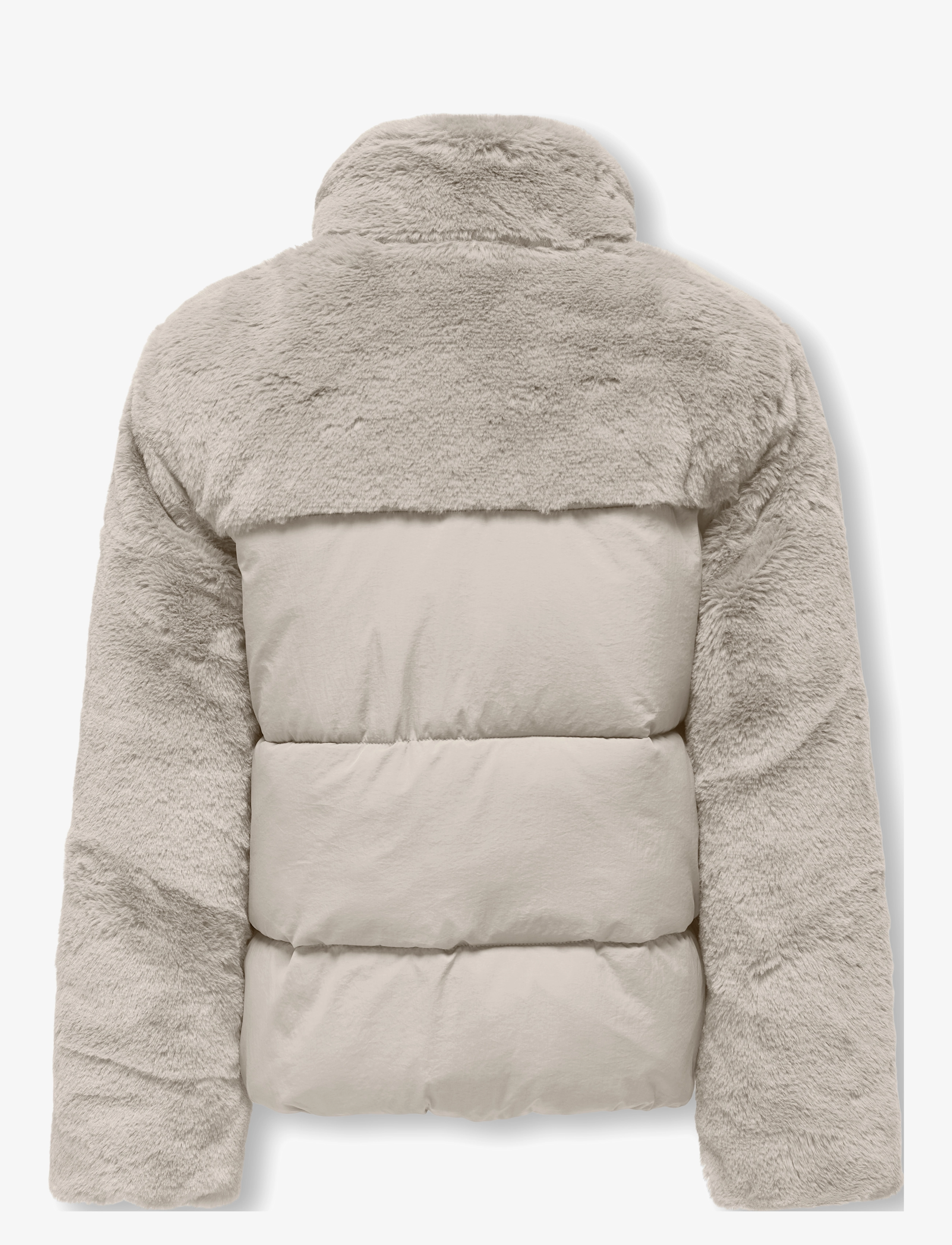 Kids Only - KOGWANJA FUR PUFFER MIX COAT OTW - winter jackets - moonbeam - 1