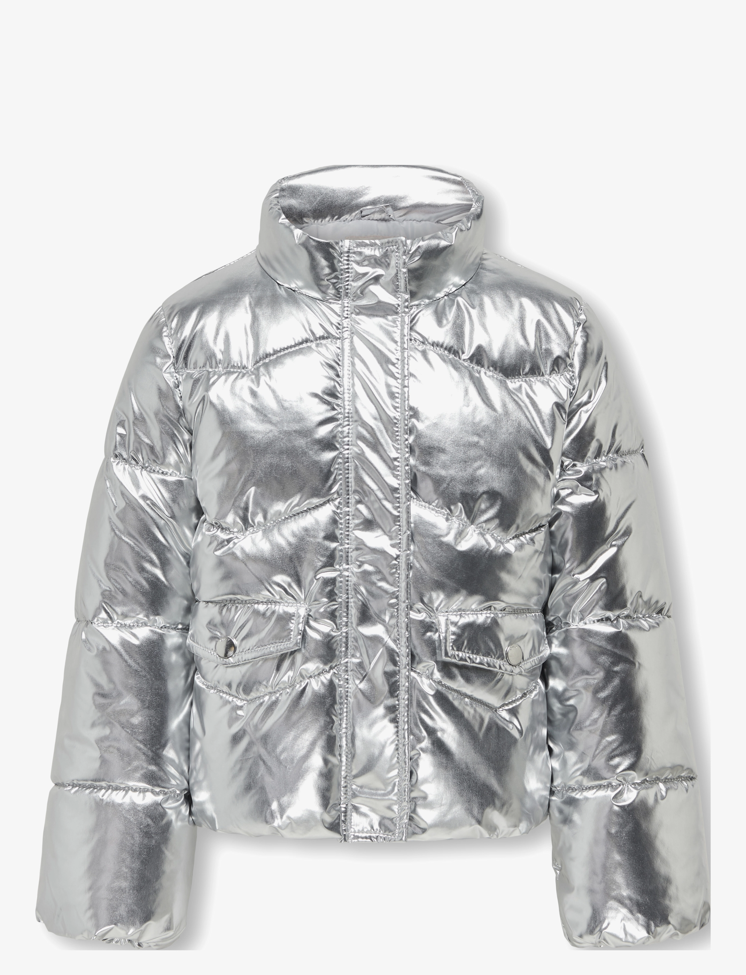 Kinder ONLY Kogpearl Puffer Jacke Otw Silber - 164 - Kinder