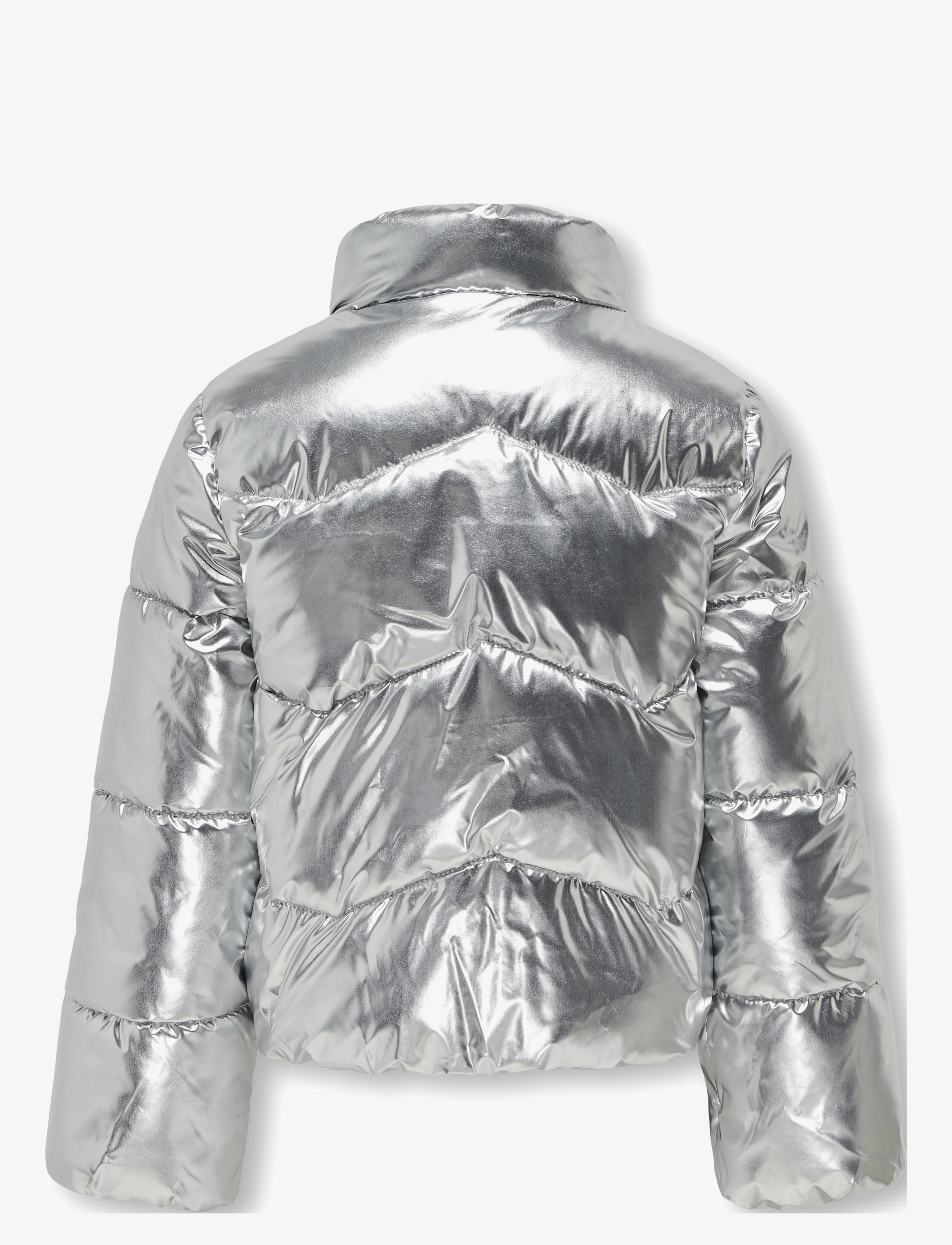 Kids Only - KOGPEARL PUFFER JACKET OTW - dunjakker & forede jakker - silver - 1