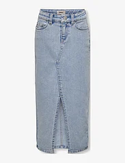 Kids Only - KOGSIRI FRONT SLIT SKIRT DNM GUA - jeansowe spódnice - light blue denim - 0
