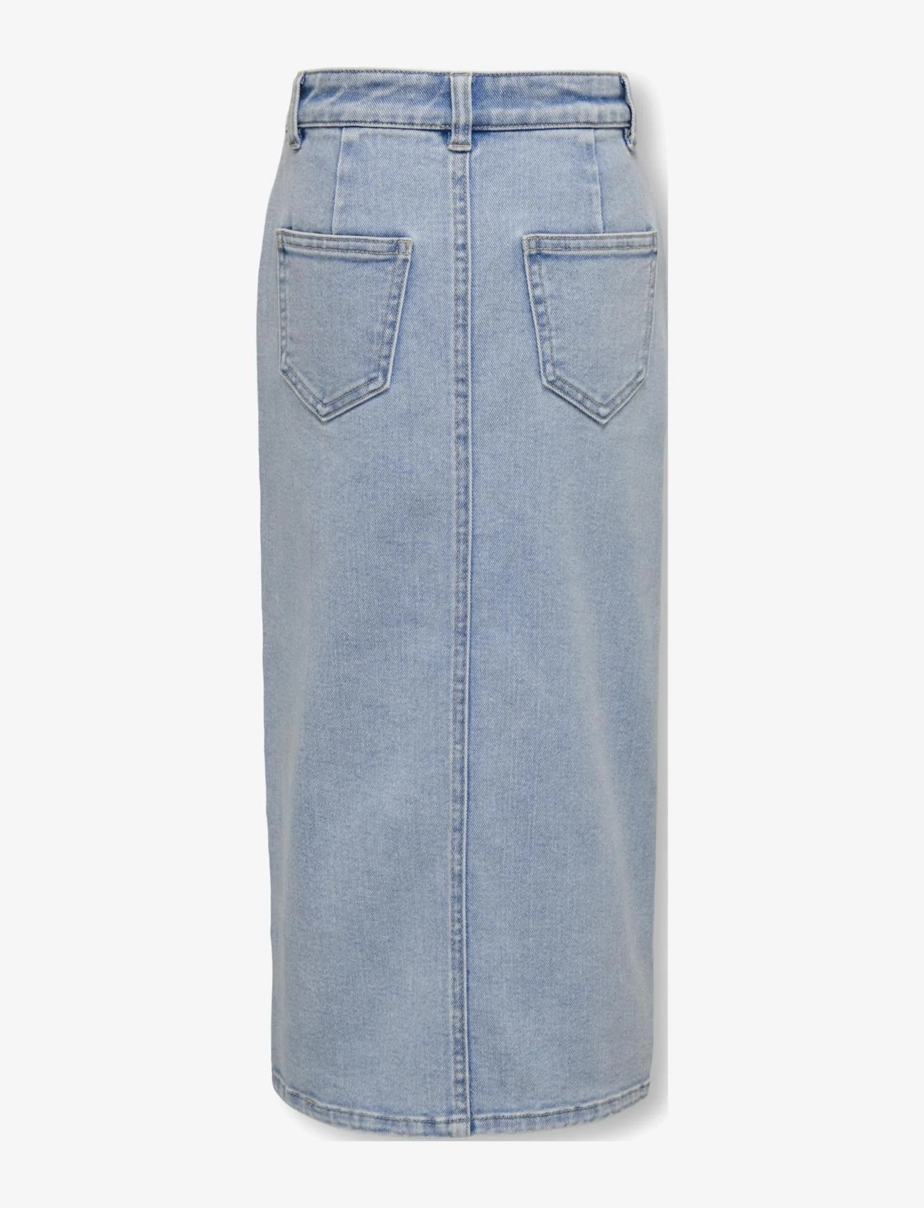 Kids Only - KOGSIRI FRONT SLIT SKIRT DNM GUA - jeansowe spódnice - light blue denim - 1