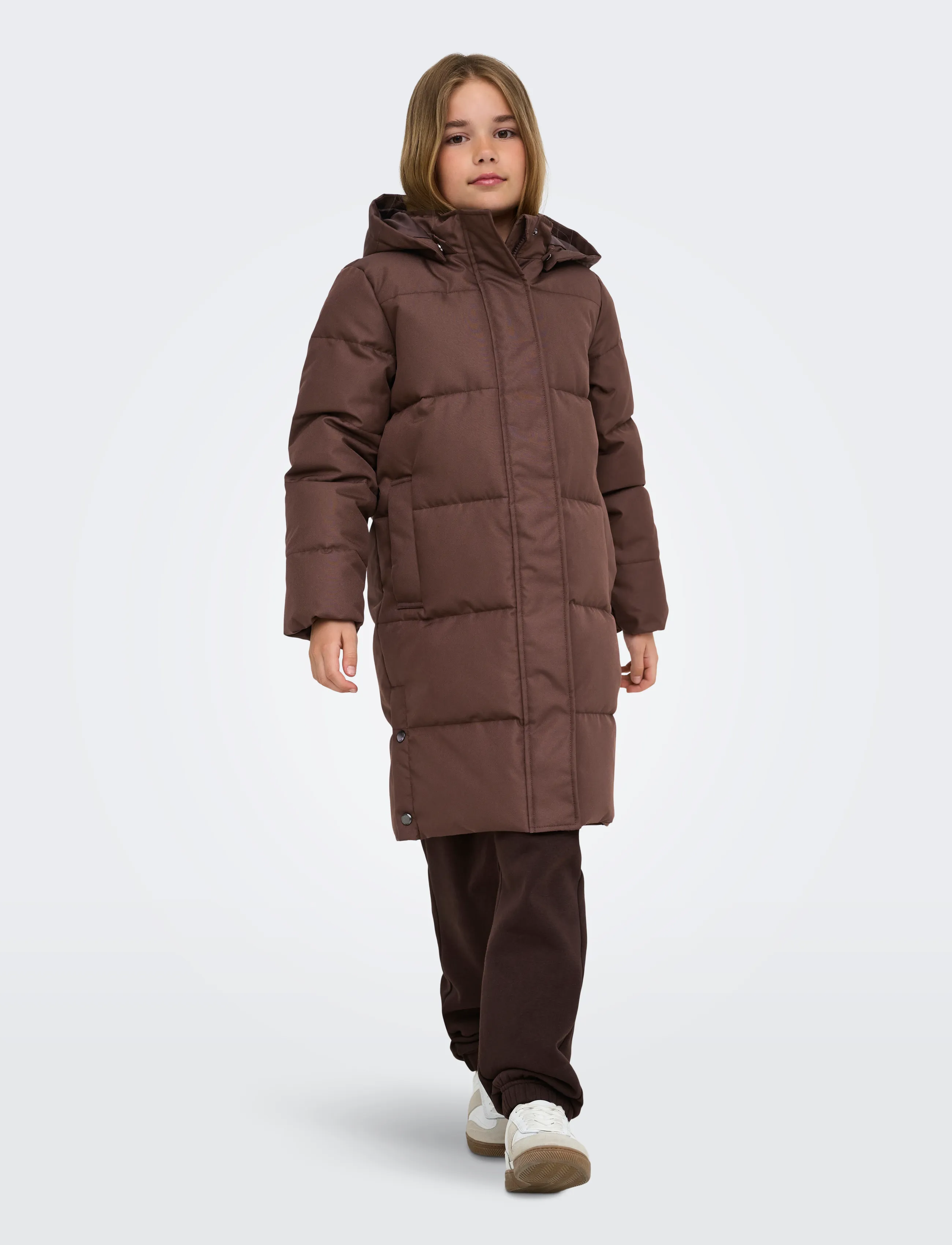Kids Only - KOGIRENE LIFE PUFFER COAT OTW NOOS - vinterjakker - chestnut - 4