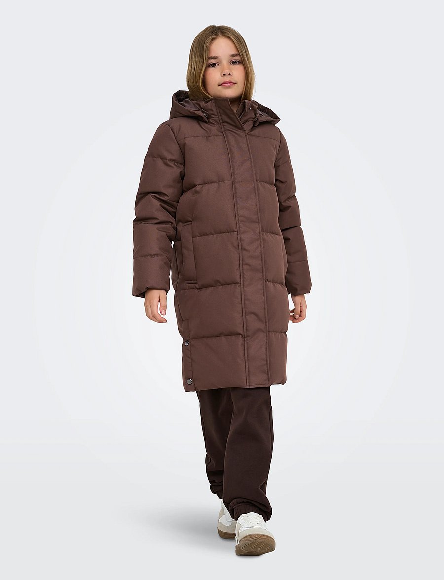 Kids Only - KOGIRENE LIFE PUFFER COAT OTW NOOS - vinterjakker - chestnut - 4