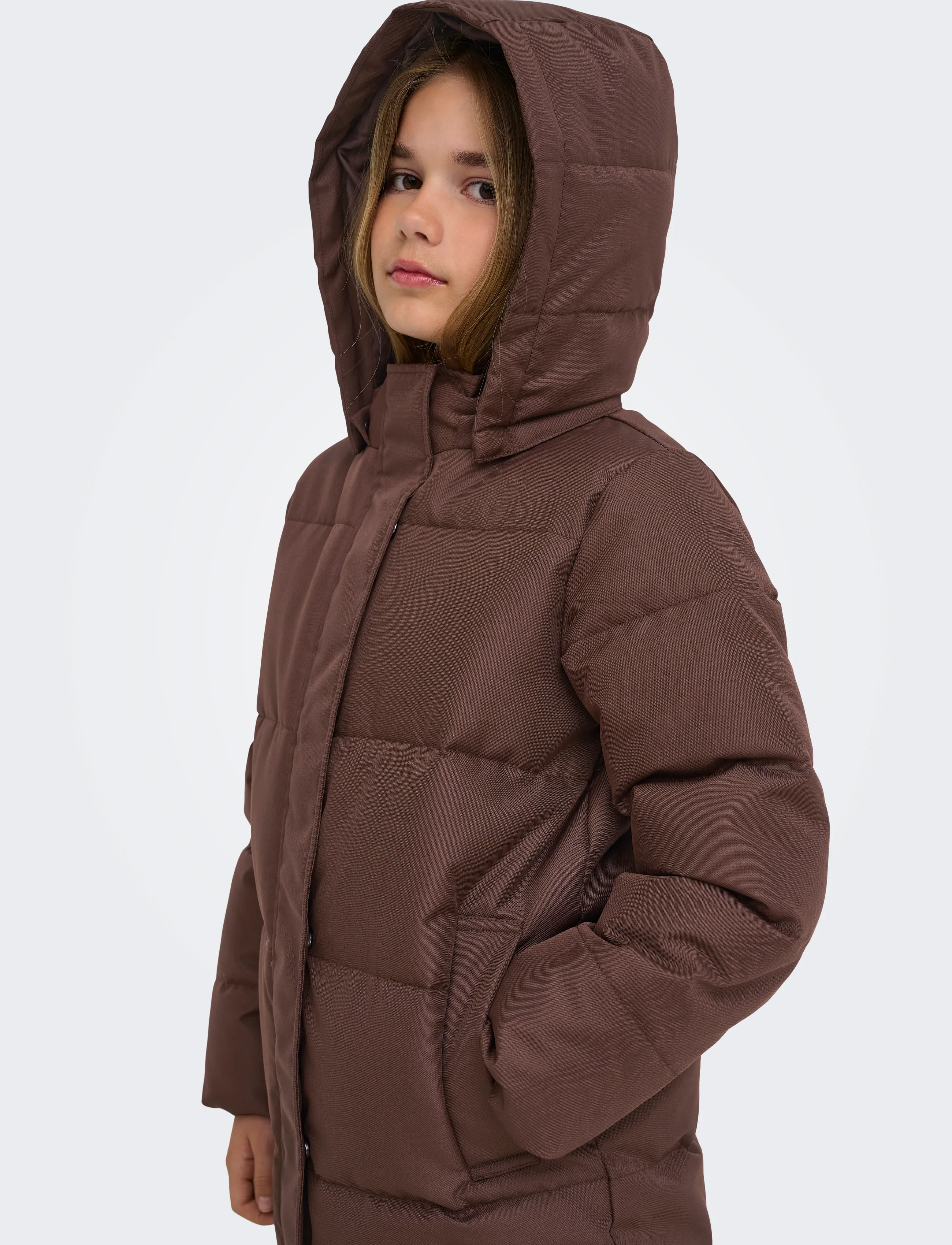 Kids Only - KOGIRENE LIFE PUFFER COAT OTW NOOS - vinterjakker - chestnut - 5