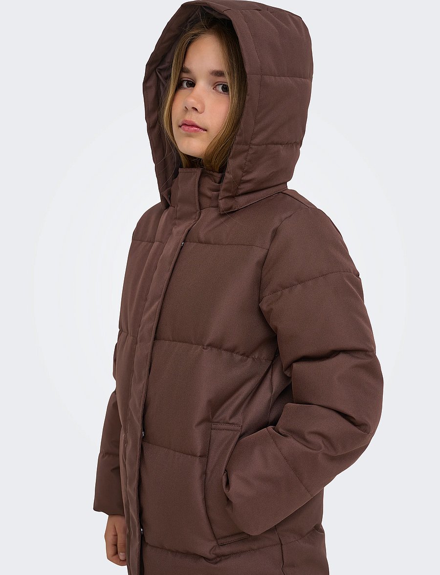 Kids Only - KOGIRENE LIFE PUFFER COAT OTW NOOS - vinterjakker - chestnut - 5