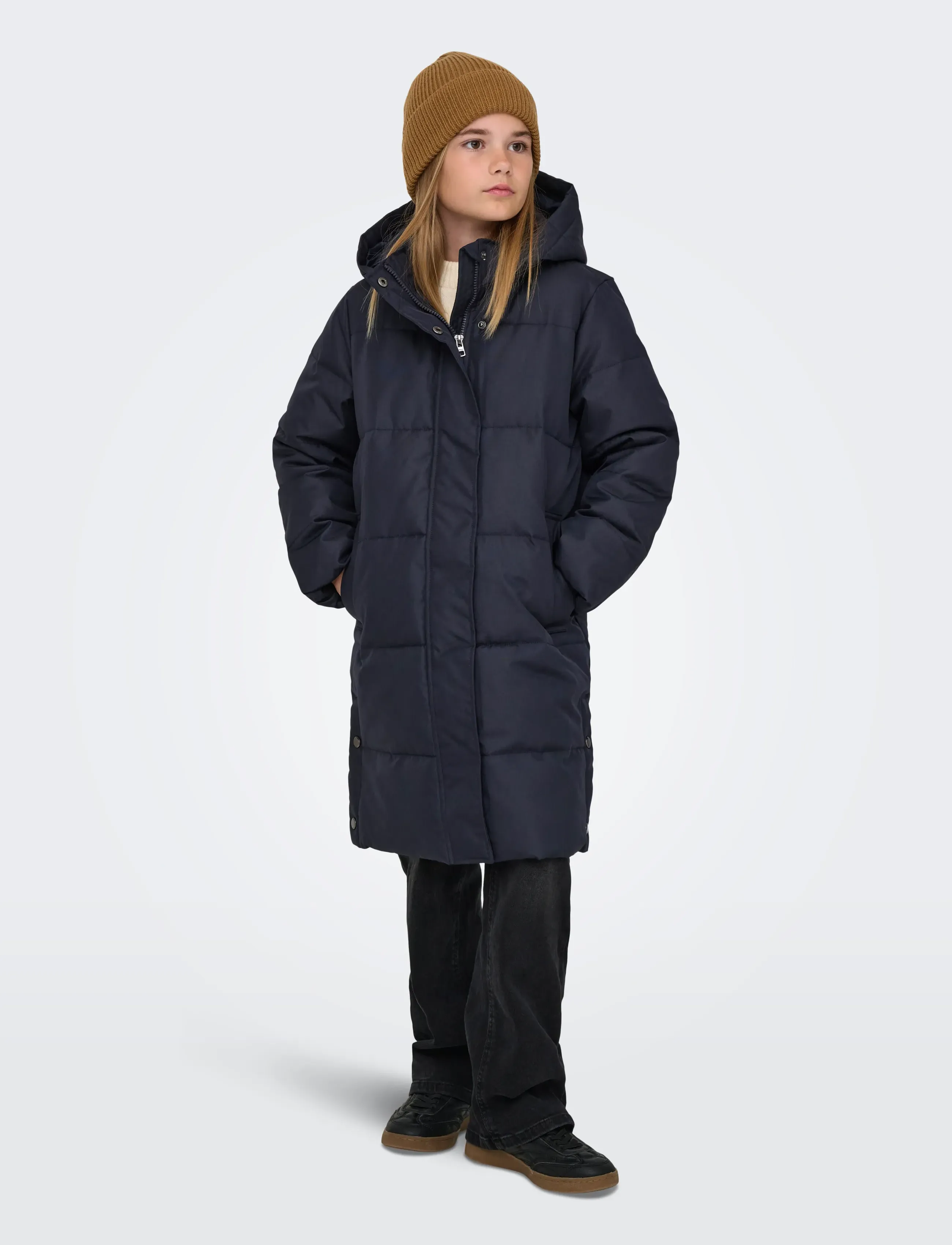 Kids Only Kogirene Life Puffer Coat Otw Noos, 158, Jackets & Coats, Marineblau - Padded, Kinder