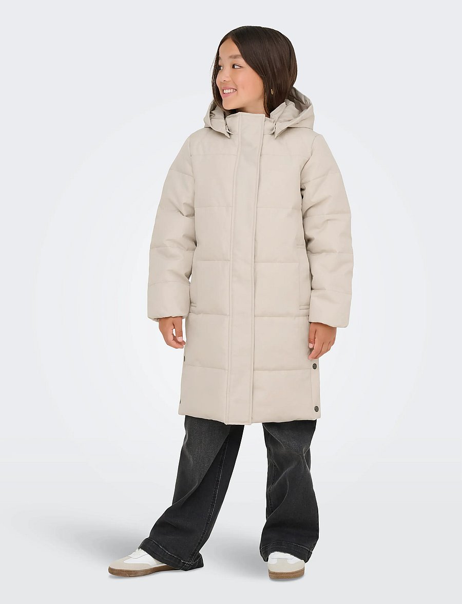 Kids Only - KOGIRENE LIFE PUFFER COAT OTW NOOS - winterjacke - pumice stone - 0