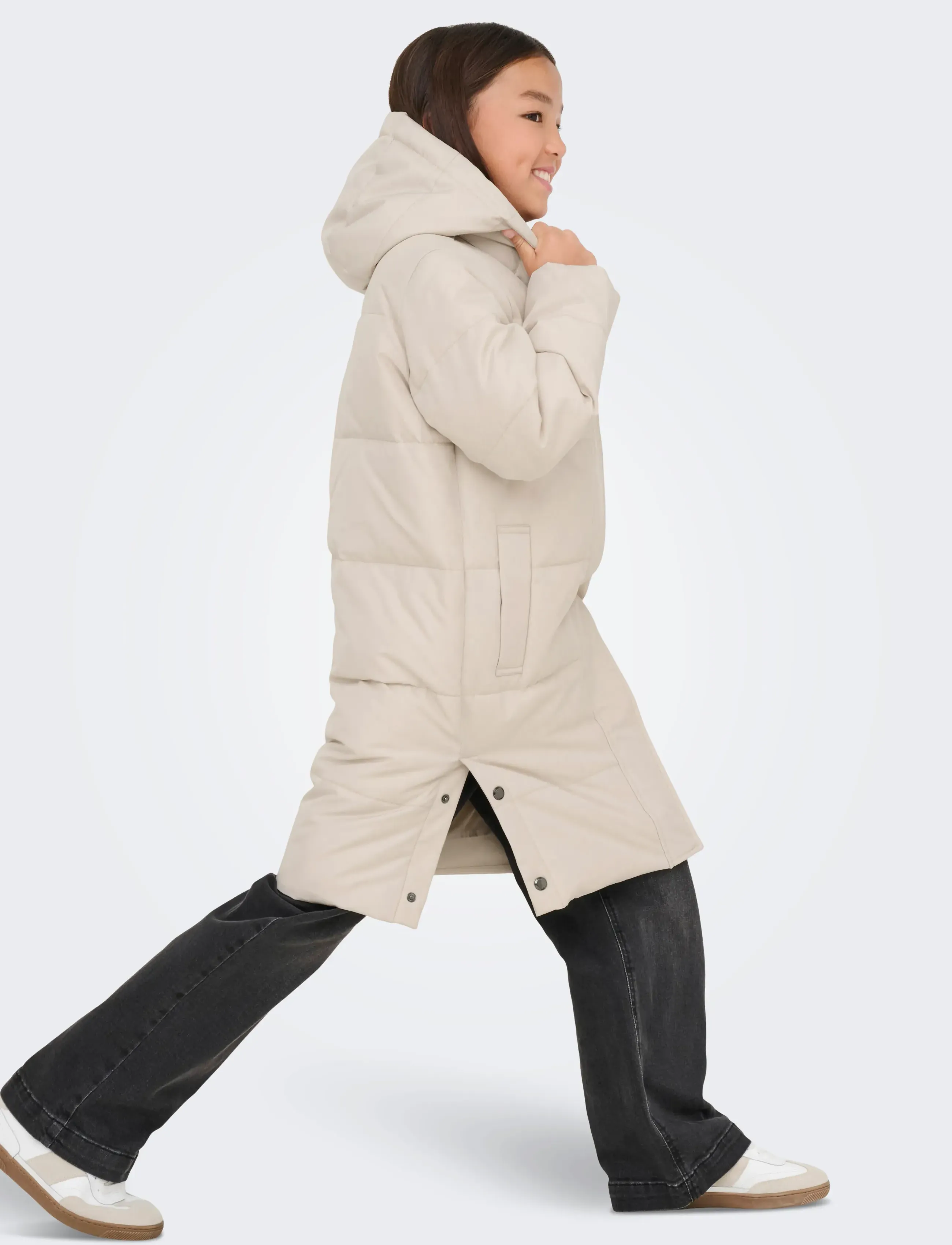 Kids Only - KOGIRENE LIFE PUFFER COAT OTW NOOS - winterjacke - pumice stone - 5