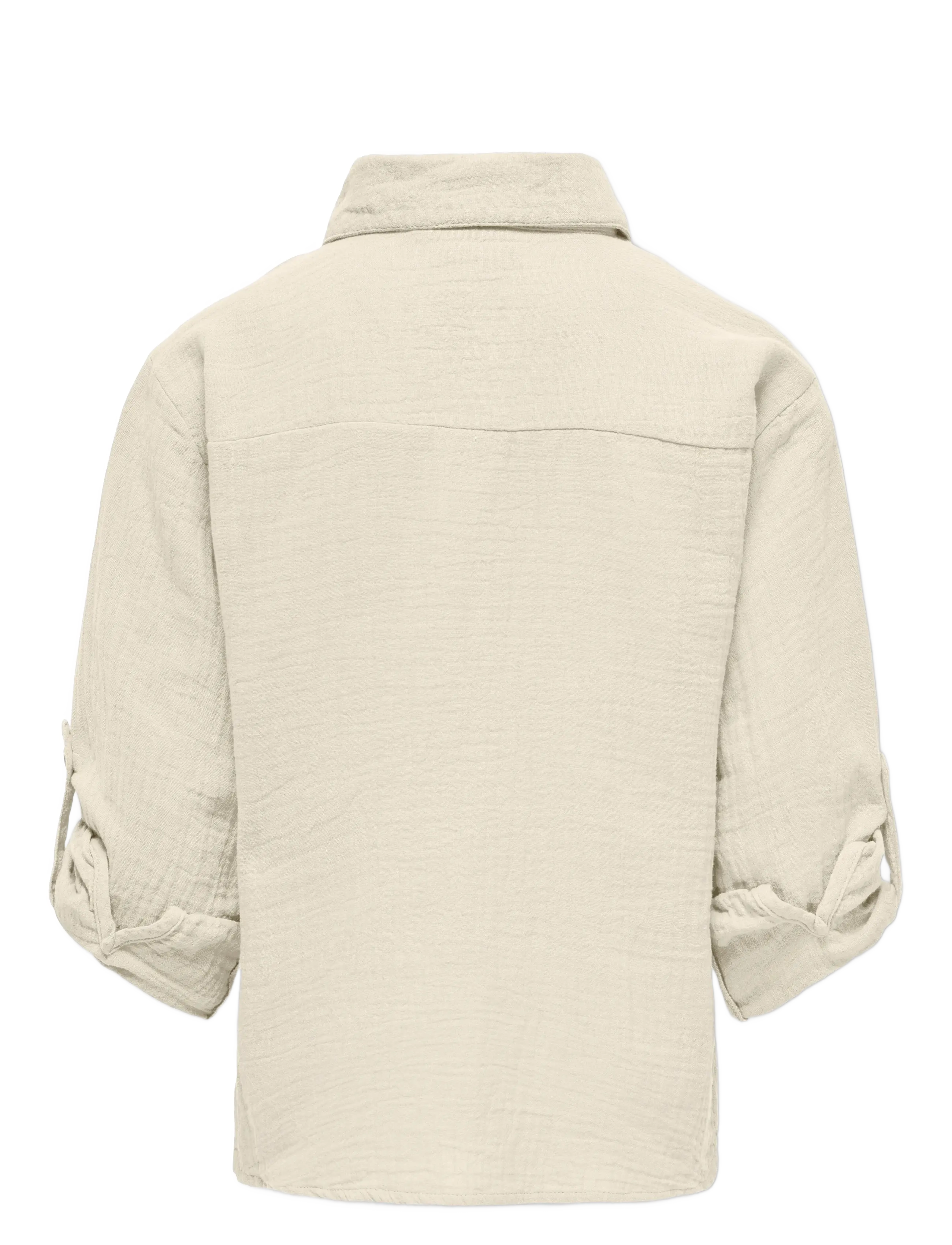 Kids Only - KOGTHYRA LIFE L/S SHIRT WVN - langärmlige hemden - birch - 2