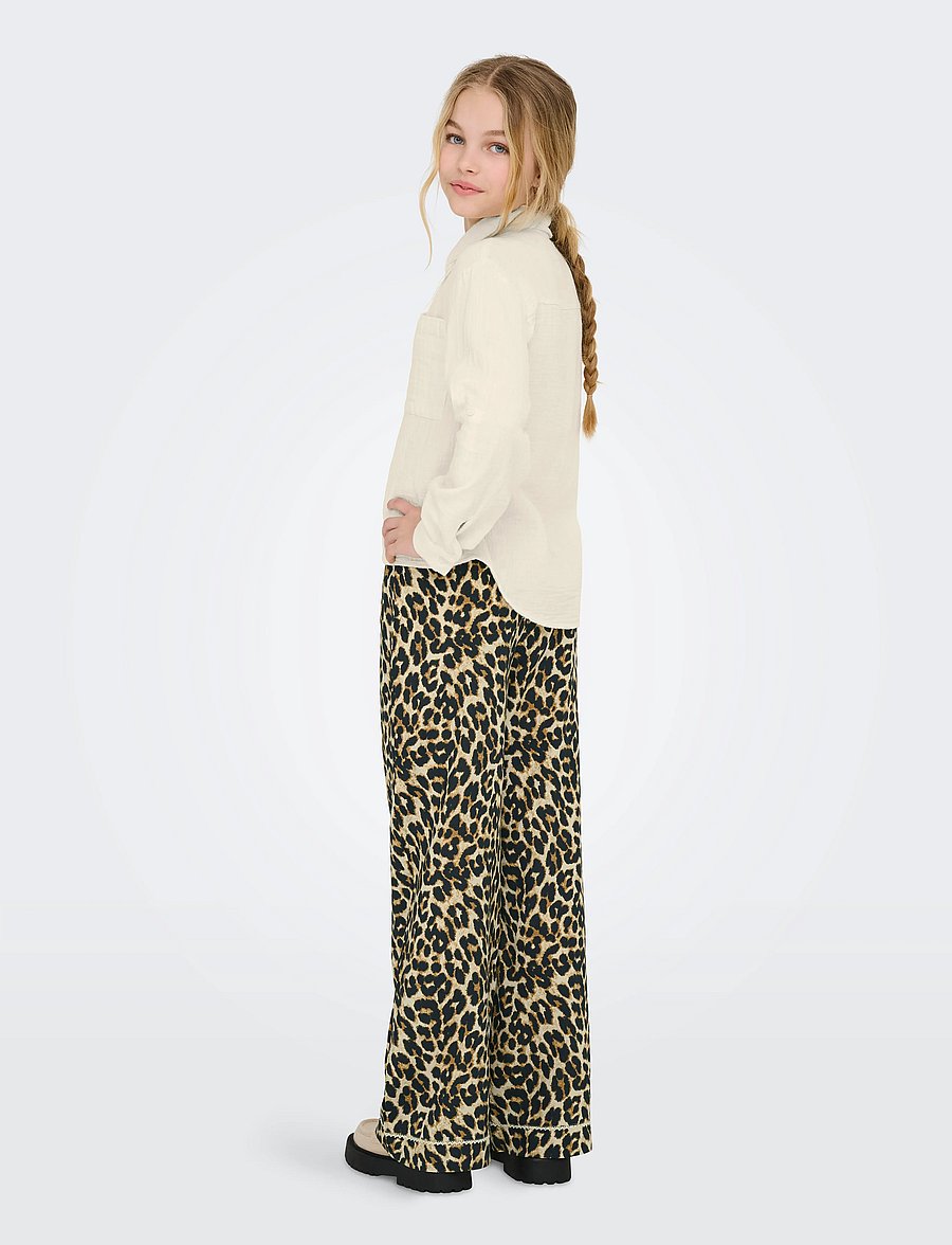 Kids Only - KOGTHYRA LIFE L/S SHIRT WVN - langärmlige hemden - birch - 3