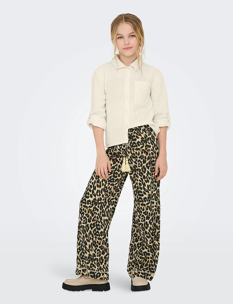 Kids Only - KOGTHYRA LIFE L/S SHIRT WVN - långärmade skjortor - birch - 5