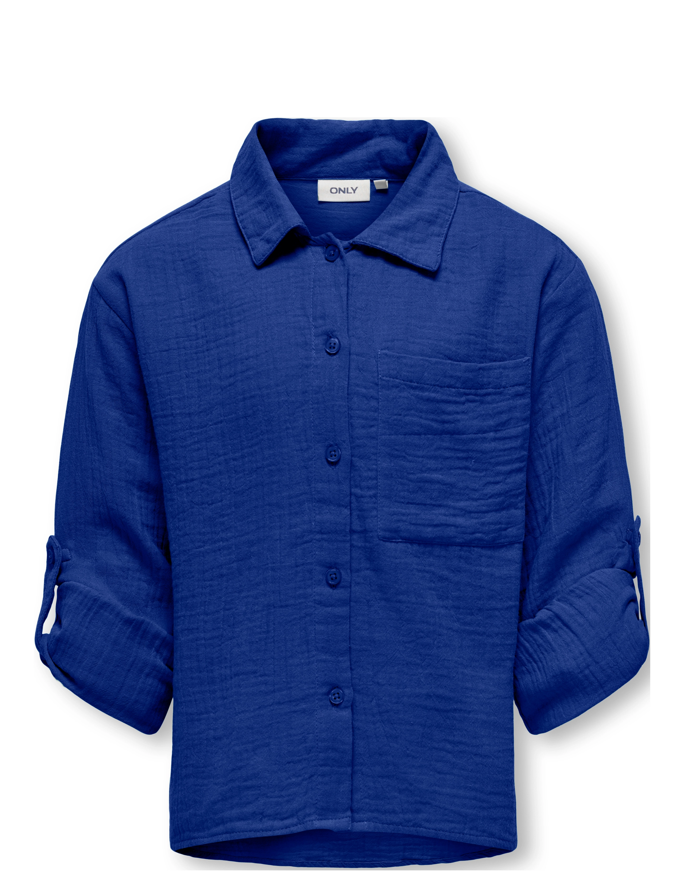 Kids Only KOGTHYRA LIFE L/S SHIRT WVN - Hemden - MAZARINE BLUE / blue
