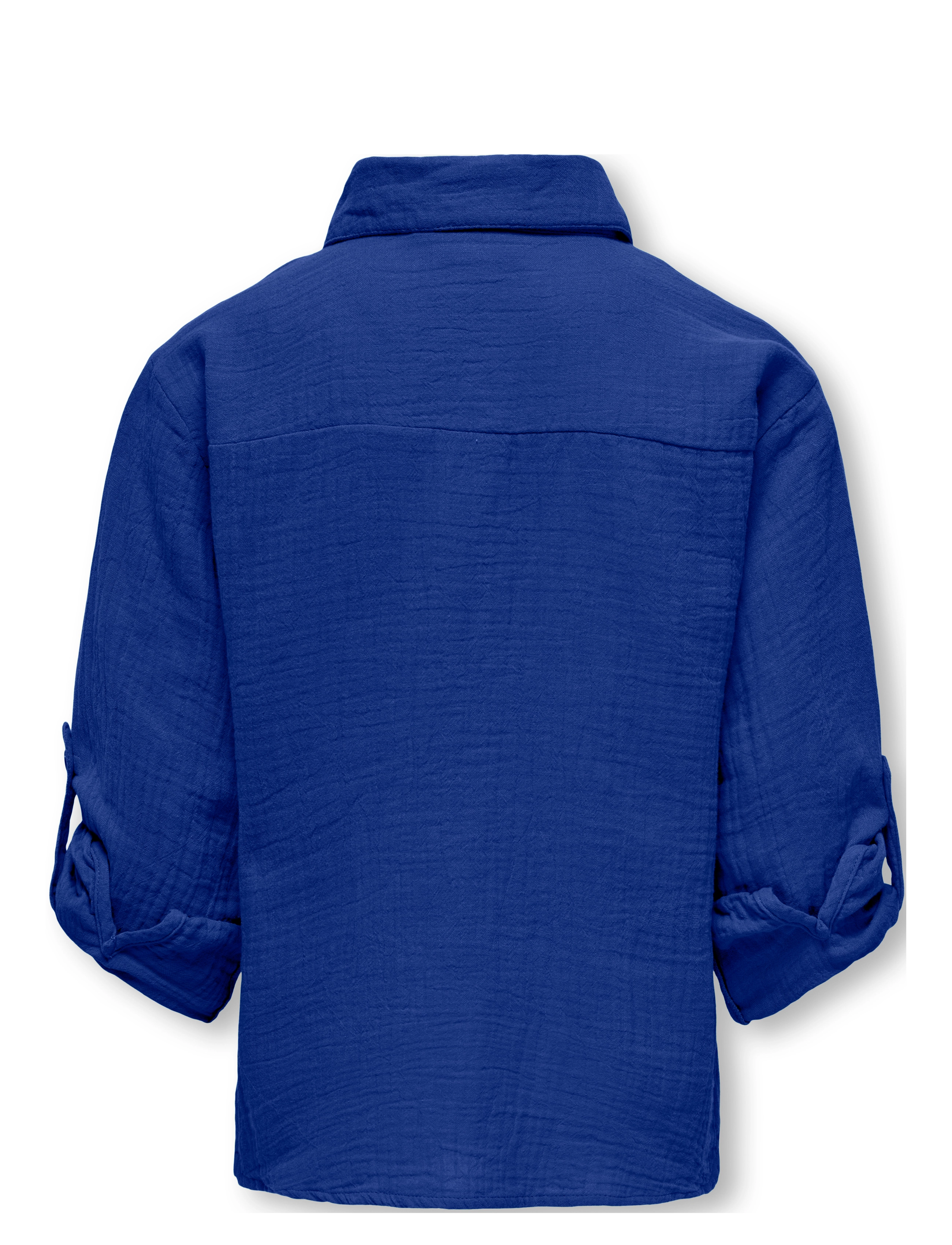 Kids Only - KOGTHYRA LIFE L/S SHIRT WVN - langärmlige hemden - mazarine blue - 2