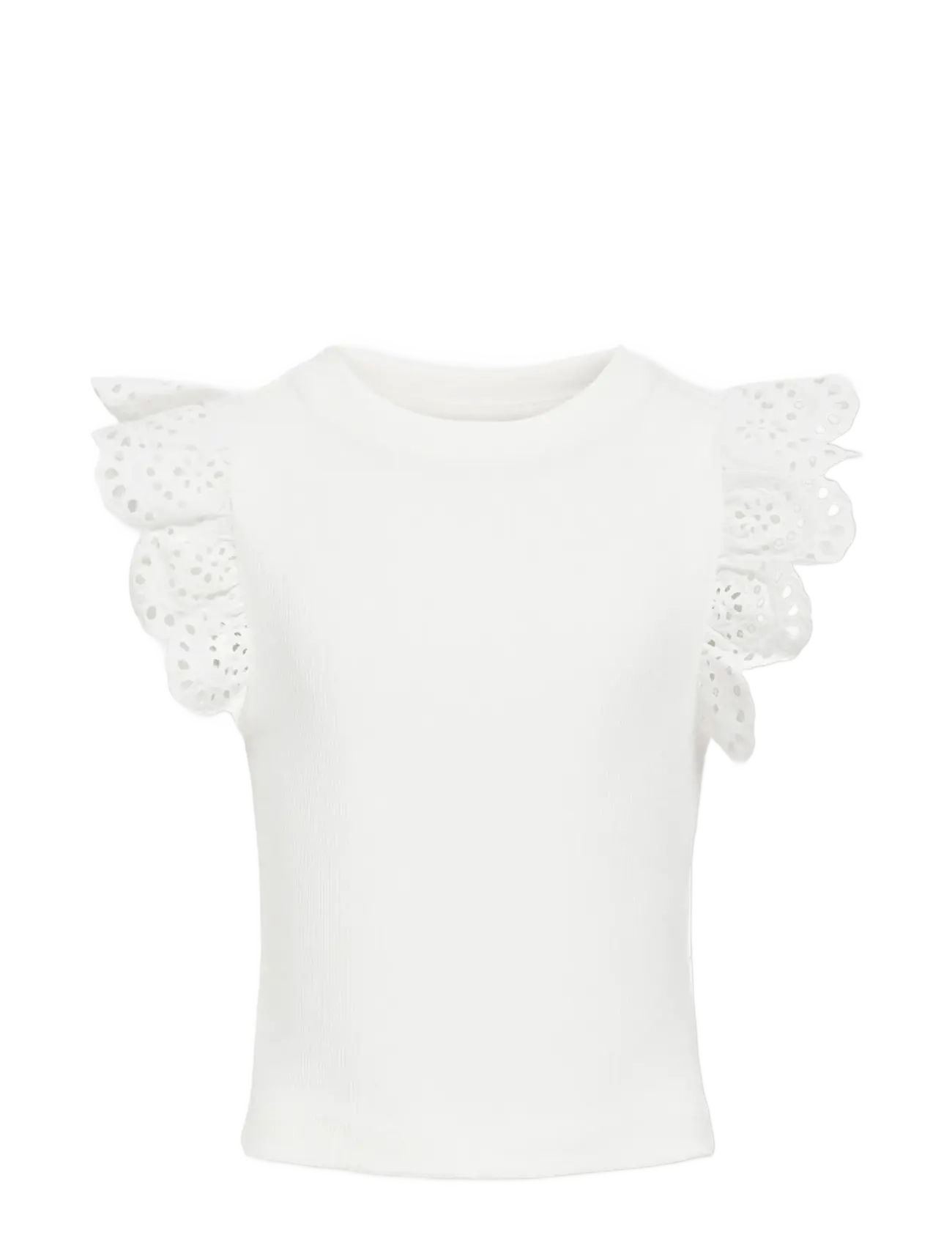 Kids Only KOGDREA LIFE S/S TOP JRS NOOS - Oberteile - CLOUD DANCER / white