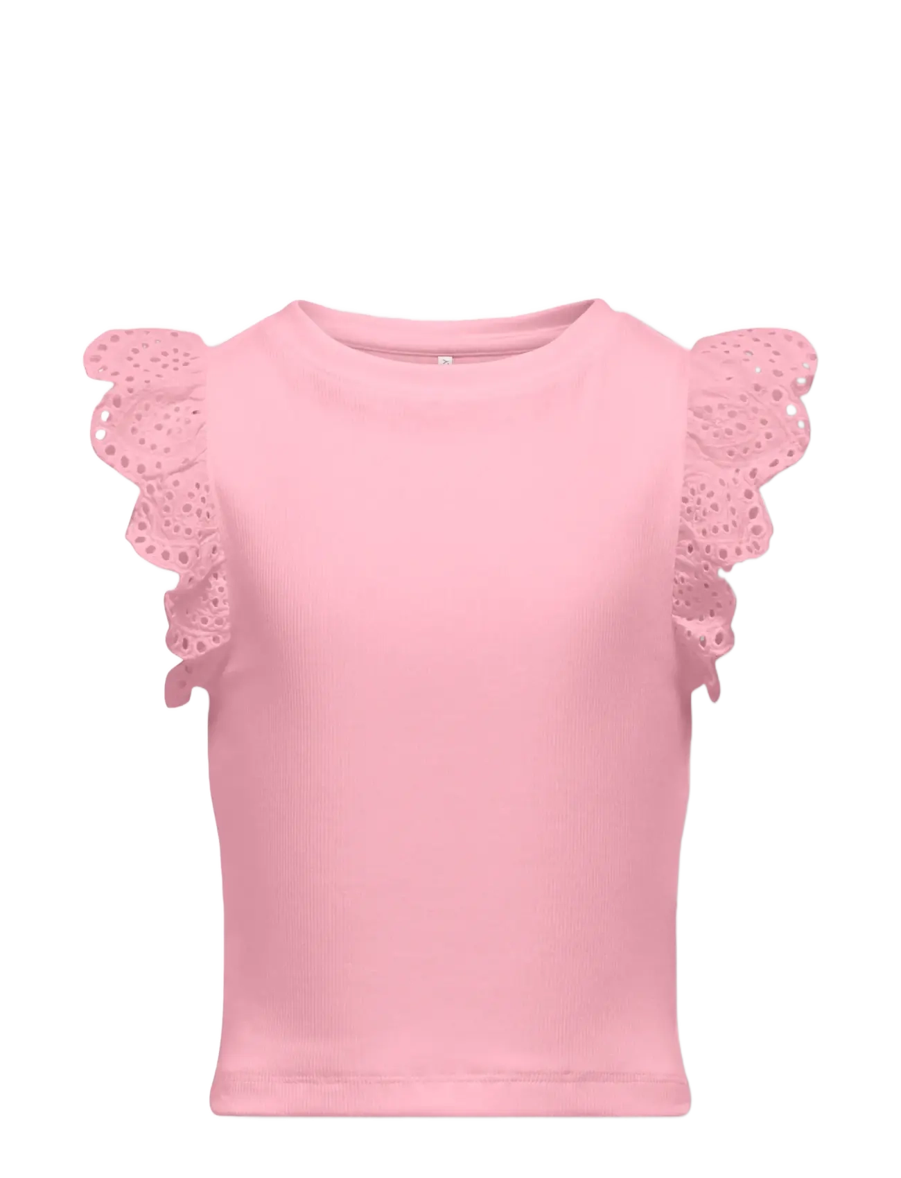 Kids Only Kogdrea Life S/S Top Jrs Noos, Børn, Flæseærme Top, Pink, Str: 158-164
