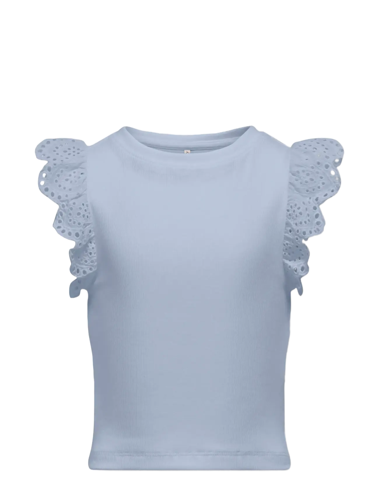 Kids Only KOGDREA LIFE S/S TOP JRS NOOS - Oberteile - SOFT CHAMBRAY / blue