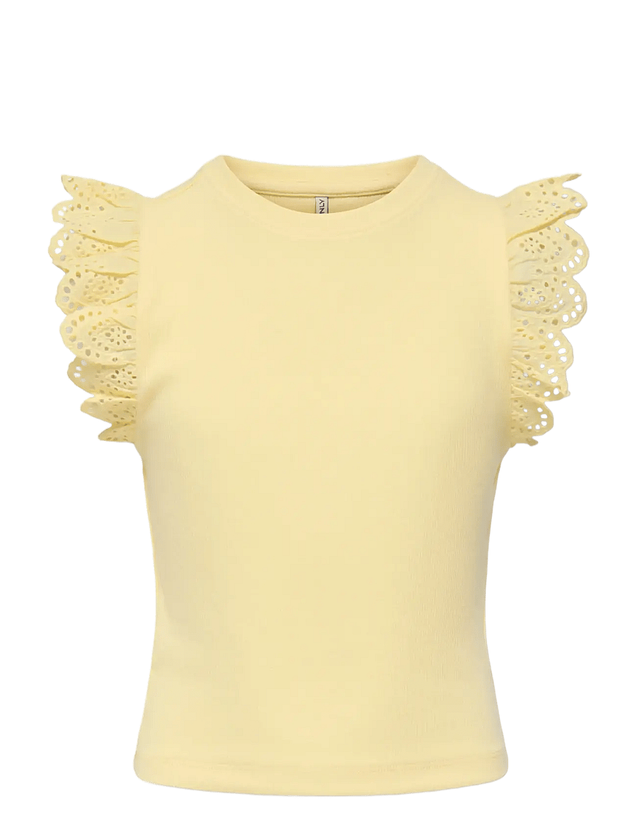 Kids Only - KOGDREA LIFE S/S TOP JRS NOOS - hlýrabolir - sunlight - 1