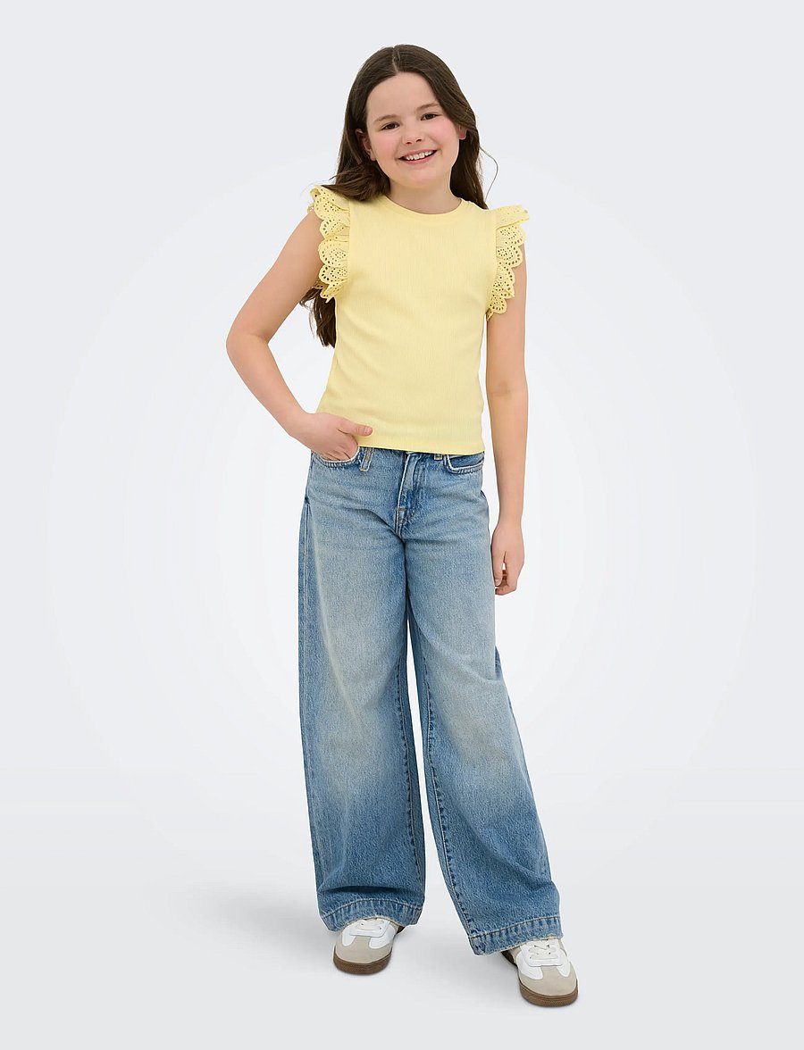 Kids Only - KOGDREA LIFE S/S TOP JRS NOOS - hlýrabolir - sunlight - 4