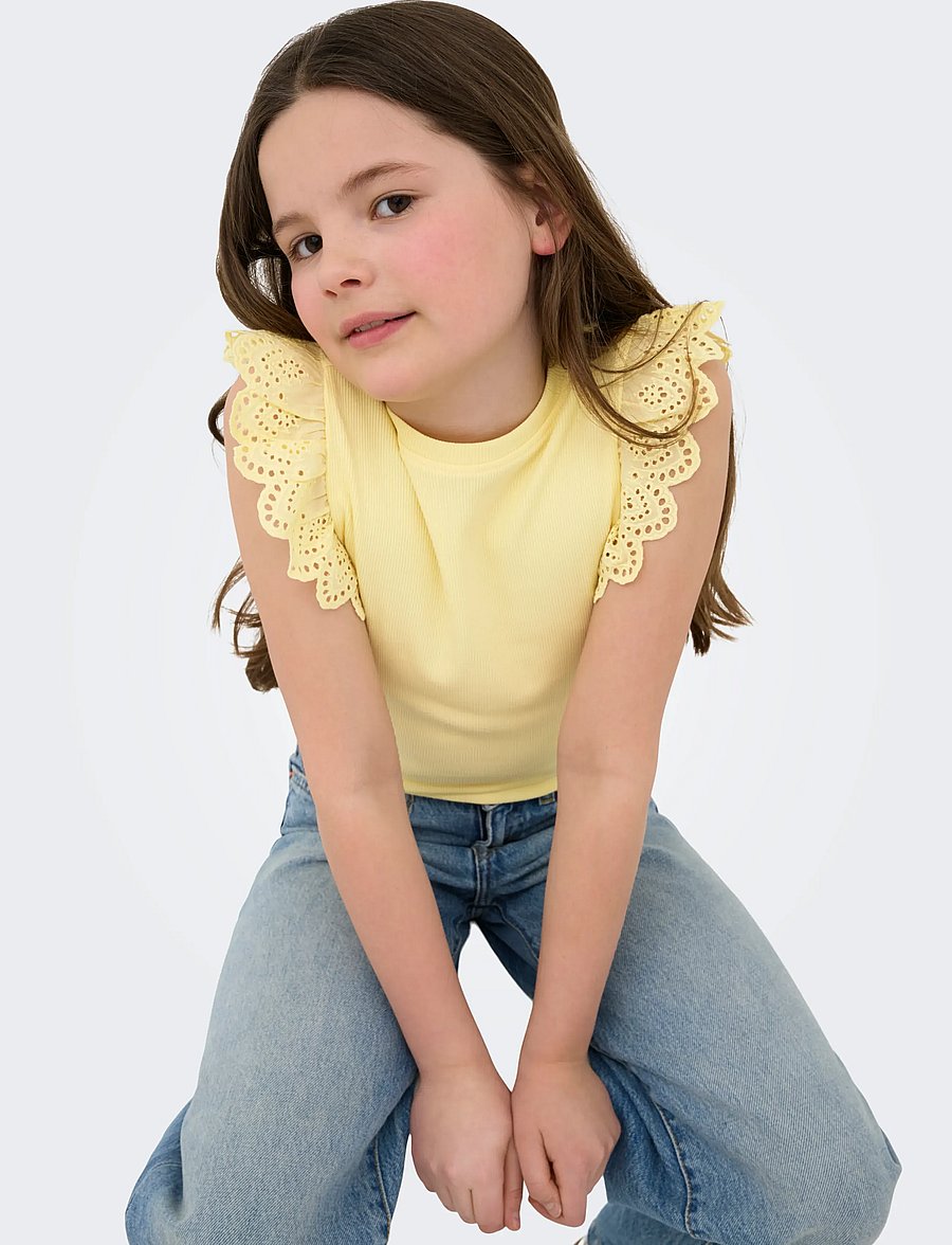 Kids Only - KOGDREA LIFE S/S TOP JRS NOOS - hlýrabolir - sunlight - 5