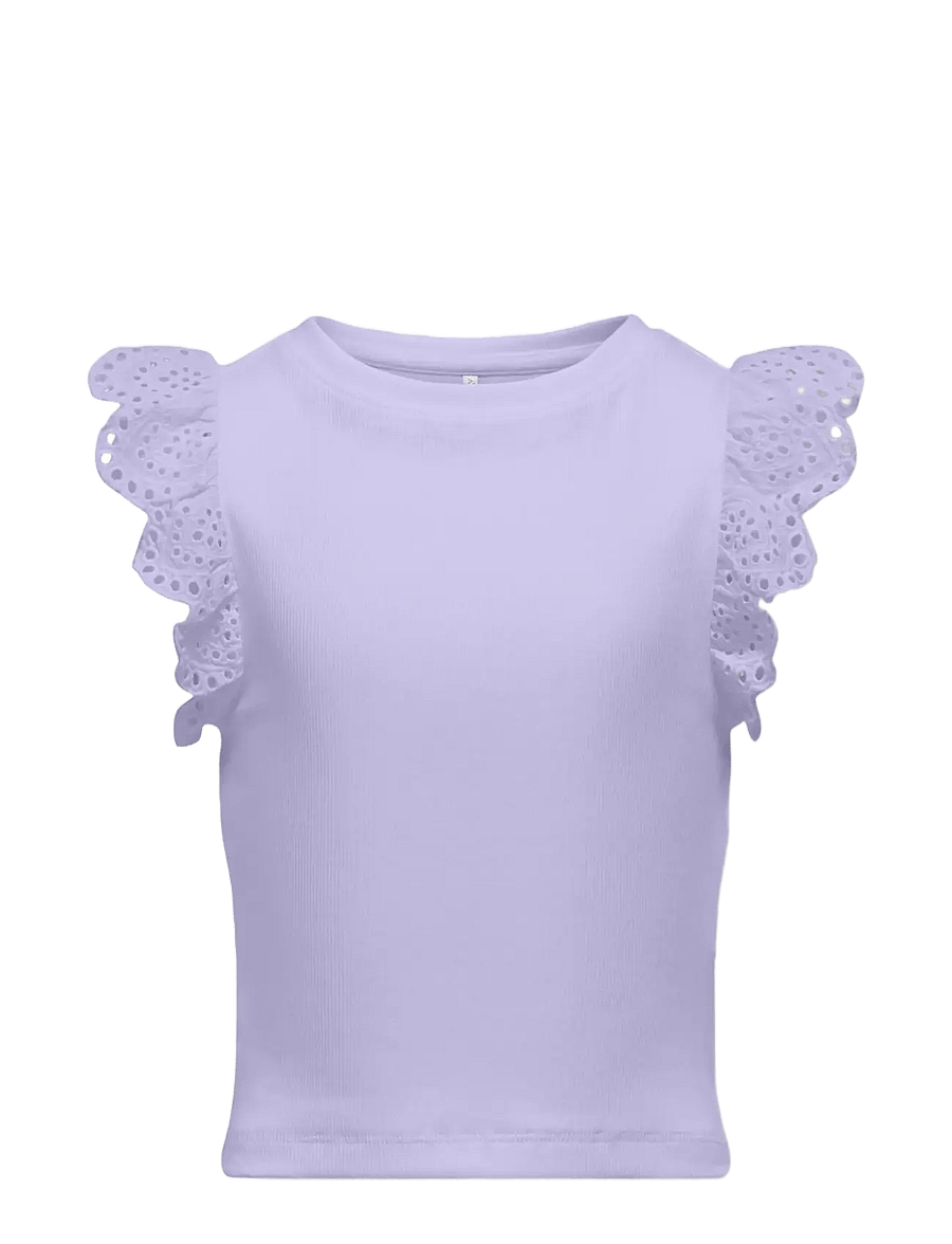 Kids Only - KOGDREA LIFE S/S TOP JRS NOOS - tanktops - sweet lavender - 0