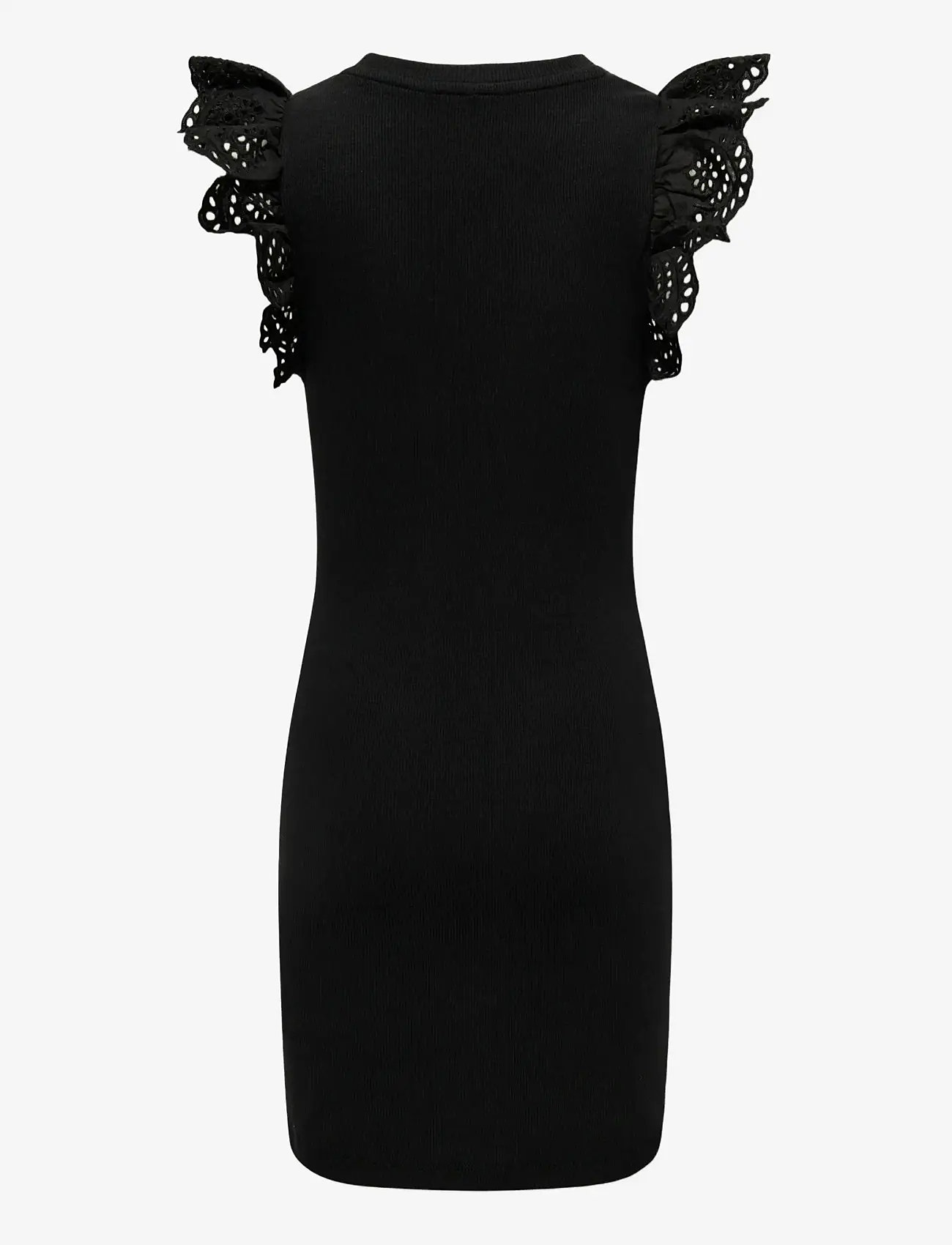 Kids Only - KOGDREA LIFE S/S DRESS JRS NOOS - short-sleeved casual dresses - black - 2