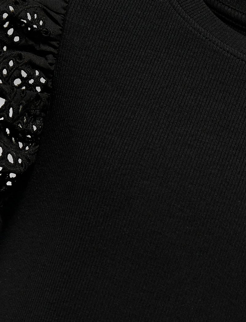 Kids Only - KOGDREA LIFE S/S DRESS JRS NOOS - kurzärmelige freizeitkleider - black - 5