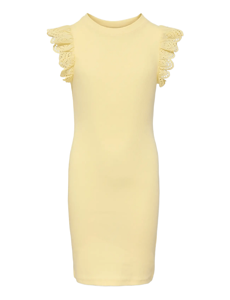 Kids Only - KOGDREA LIFE S/S DRESS JRS NOOS - kortærmede hverdagskjoler - sunlight - 1