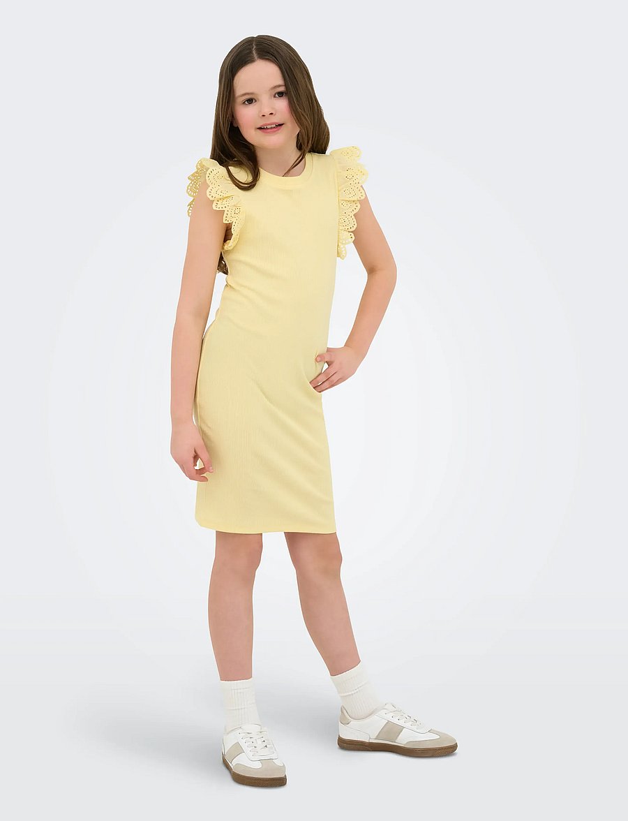 Kids Only - KOGDREA LIFE S/S DRESS JRS NOOS - kortærmede hverdagskjoler - sunlight - 0