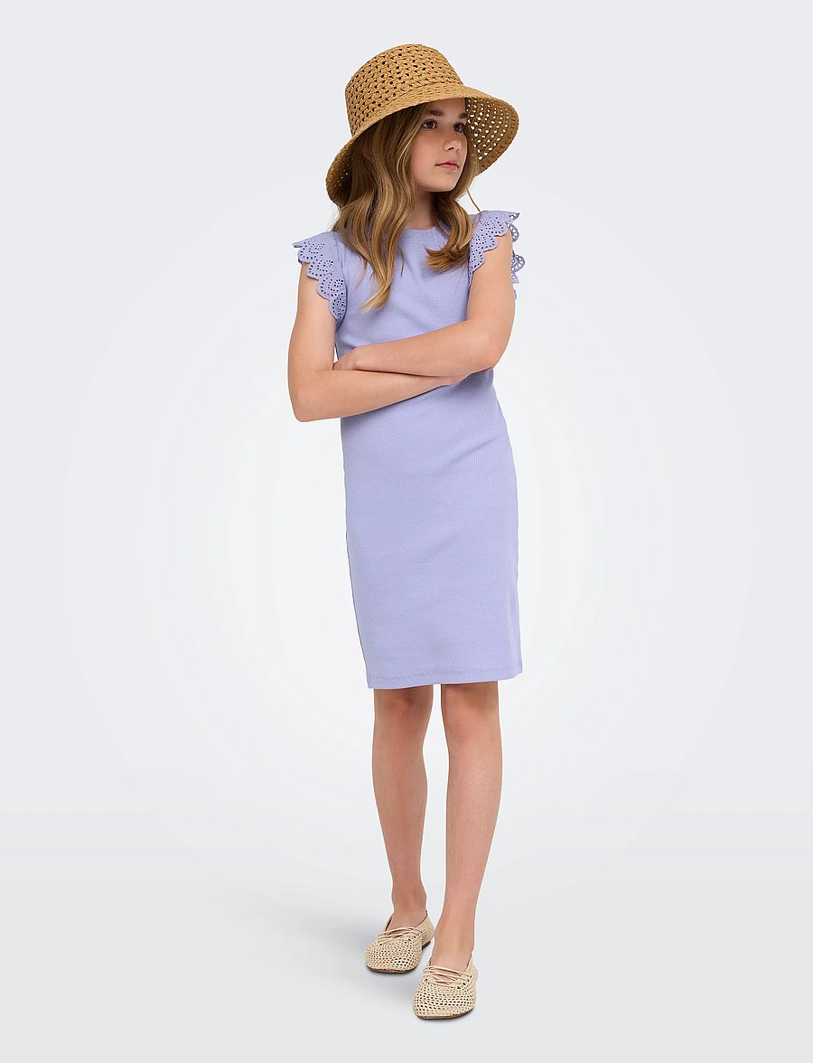 Kids Only - KOGDREA LIFE S/S DRESS JRS NOOS - lühikeste varrukatega vabaaja kleidid - sweet lavender - 0