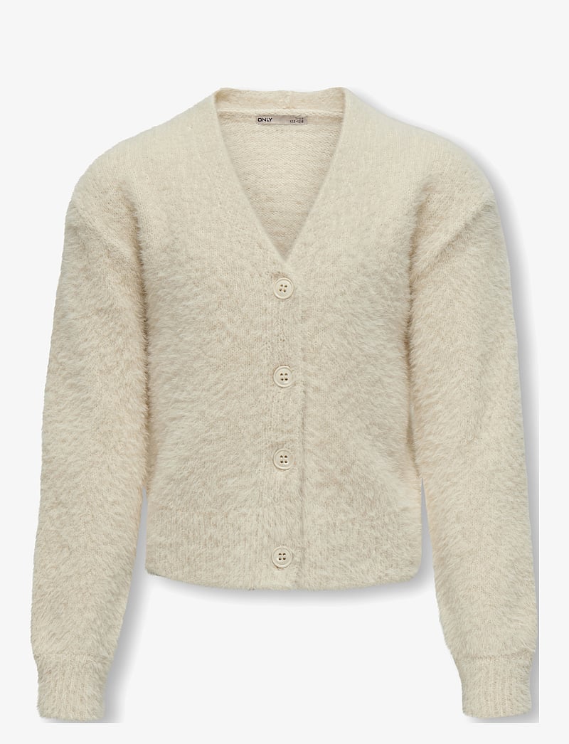 Kids Only - KOGPIUMO L/S BUTTON UP CARDIGAN KNT NOOS - cardigans - whitecap gray - 0