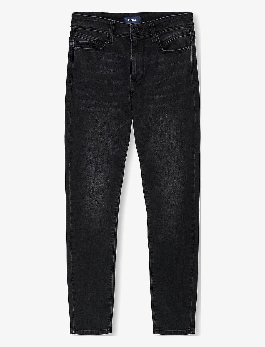 Kids Only - KOBALEC TAPERED WB JEANS NOOS - washed black - 1