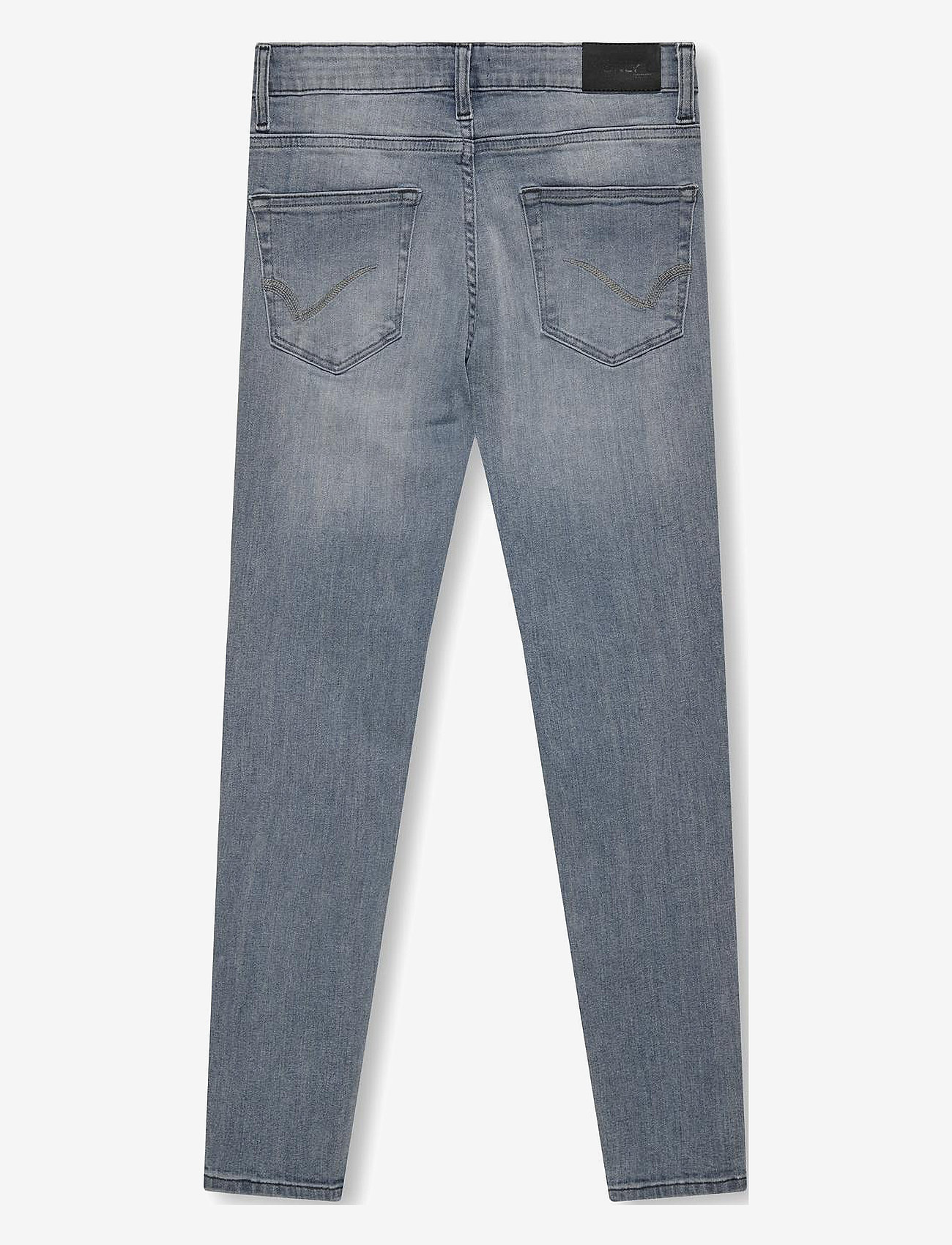 Kids Only - KOBDRAPER JAX TAPERED GREY JEANS - light grey denim - 2