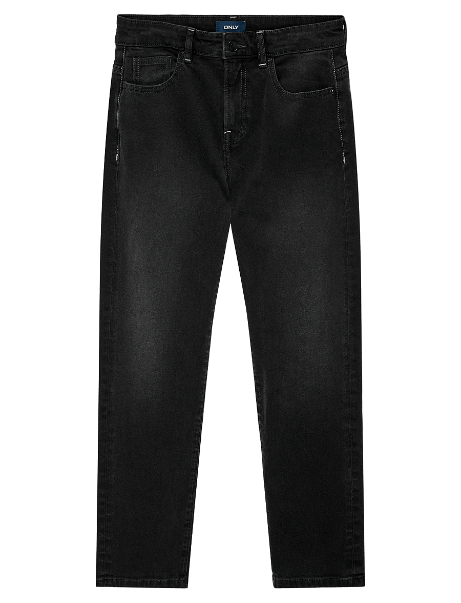 Kids Only - KOBAVI LOOSE WB JEANS DNM - washed black - 1