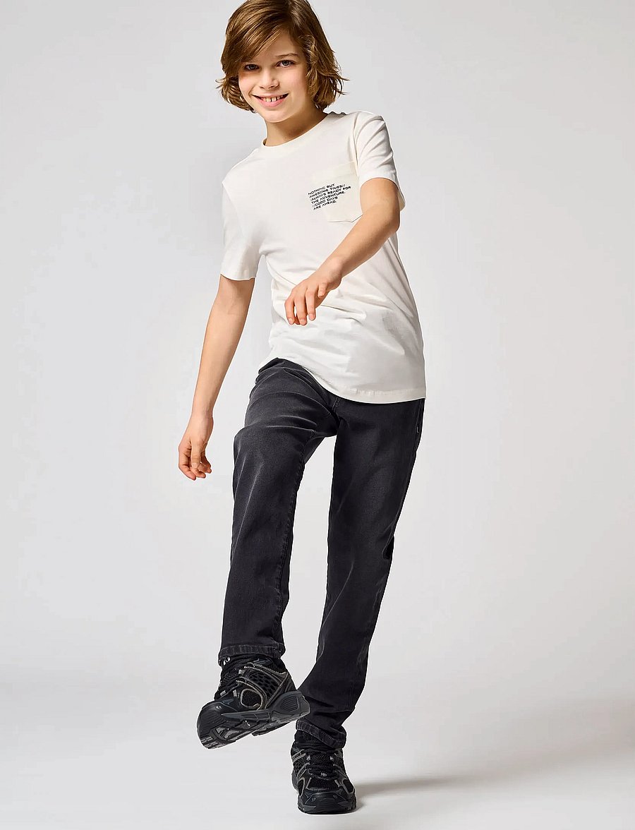 Kids Only - KOBAVI LOOSE WB JEANS DNM - washed black - 0