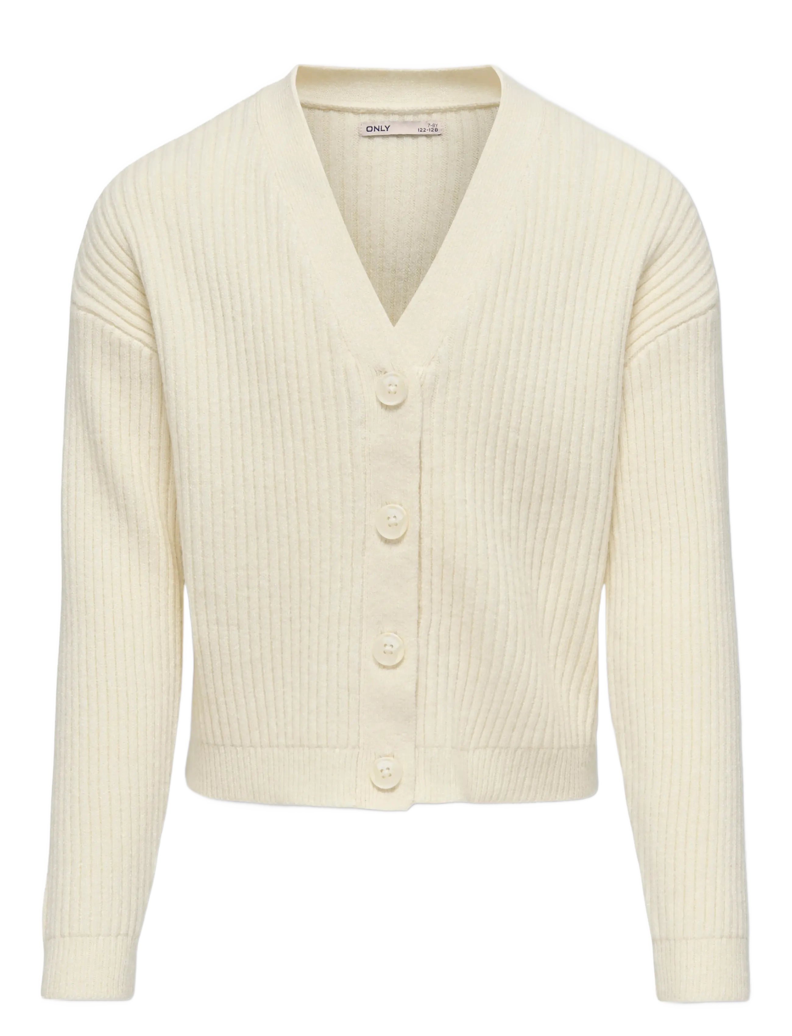 Kids Only - KOGMANDY LS SHORT BOXY CARDIGAN KNT NOOS - cardigans - birch - 0