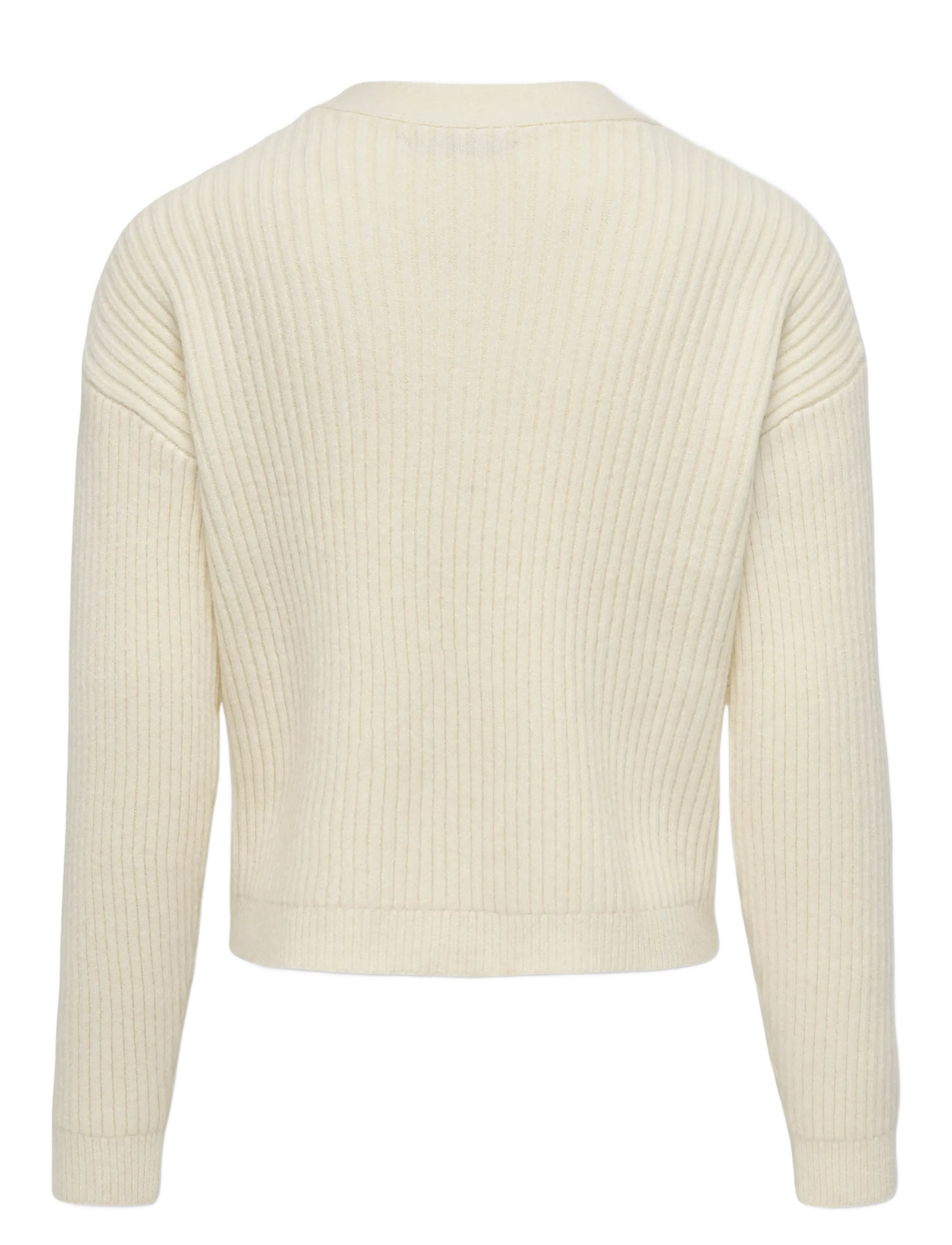 Kids Only - KOGMANDY LS SHORT BOXY CARDIGAN KNT NOOS - cardigans - birch - 1