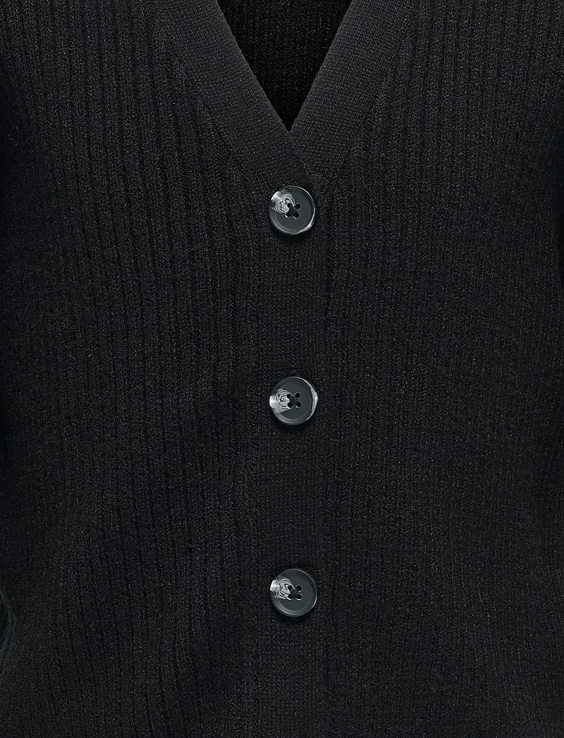 Kids Only - KOGMANDY LS SHORT BOXY CARDIGAN KNT NOOS - cardigans - black - 3