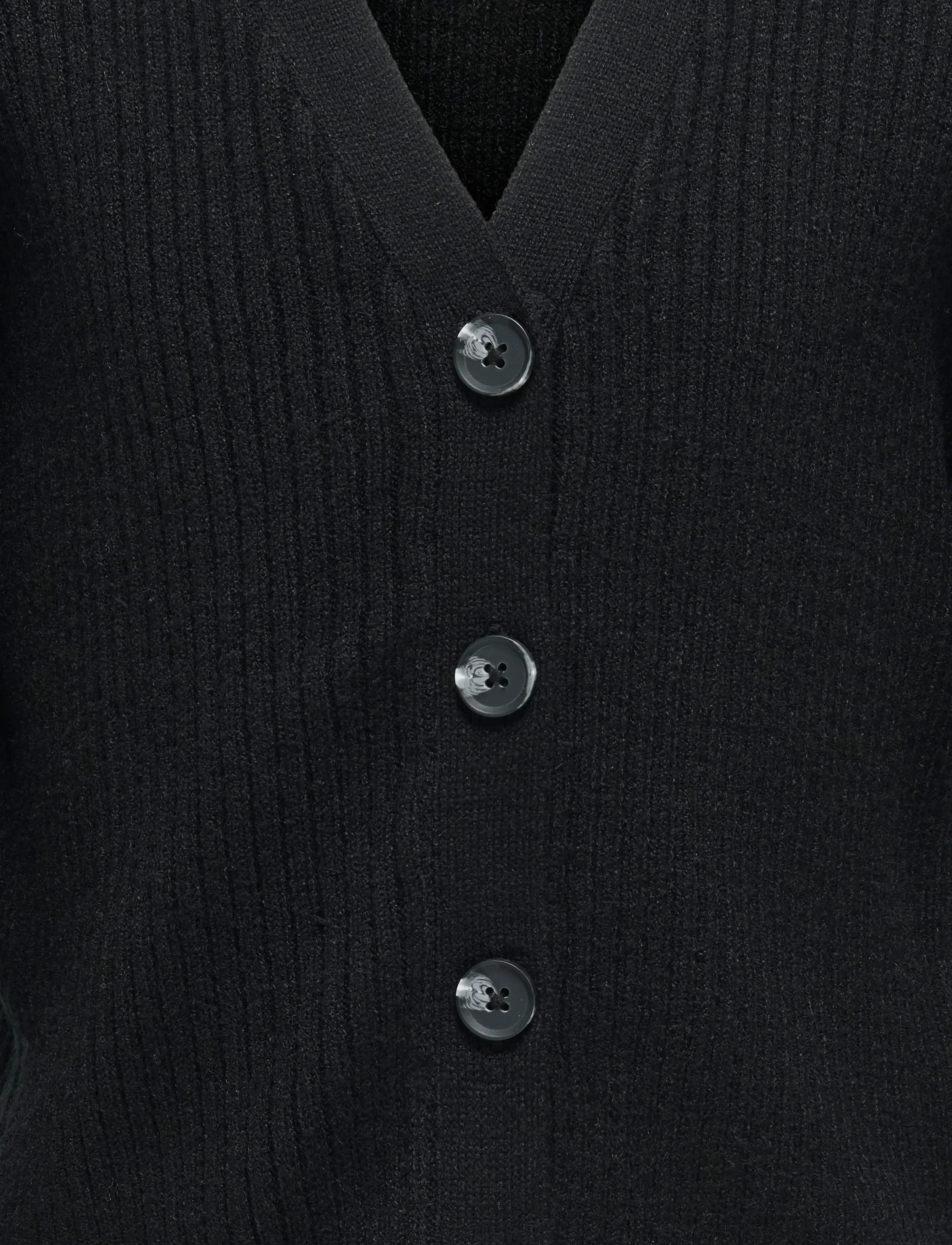 Kids Only - KOGMANDY LS SHORT BOXY CARDIGAN KNT NOOS - gilets - black - 3