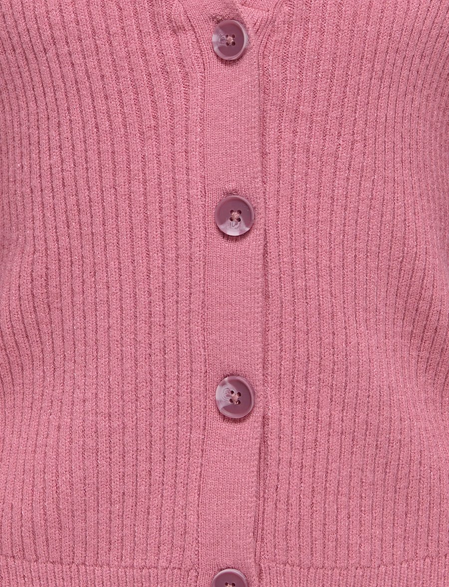Kids Only - KOGMANDY LS SHORT BOXY CARDIGAN KNT NOOS - cardigans - foxglove - 2