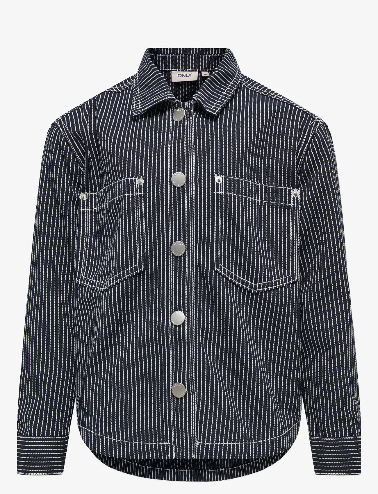 Kids Only - KOGMERLE L/S STRIPE SHIRT PNT - pikkade varrukatega särgid - night sky - 1