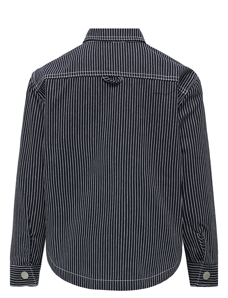 Kids Only - KOGMERLE L/S STRIPE SHIRT PNT - långärmade skjortor - night sky - 2