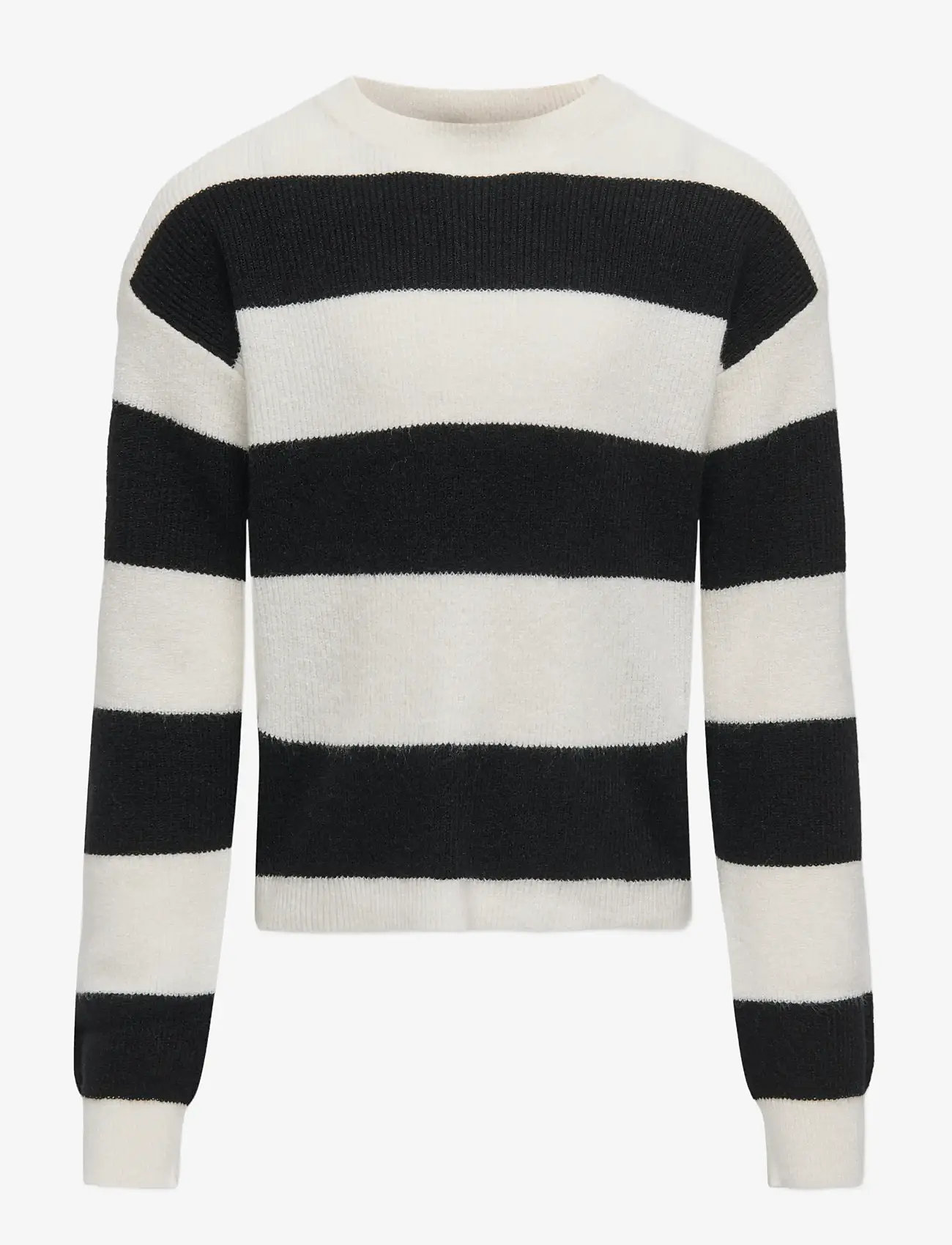 Kids Only - KOGFRANCA LIFE SHORT L/S STRIPE KNT NOOS - pullover - cloud dancer - 0